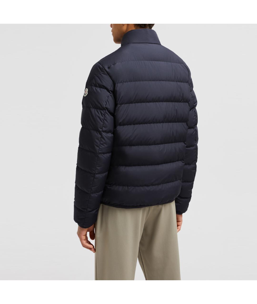 MONCLER Синий пуховик, фото 3