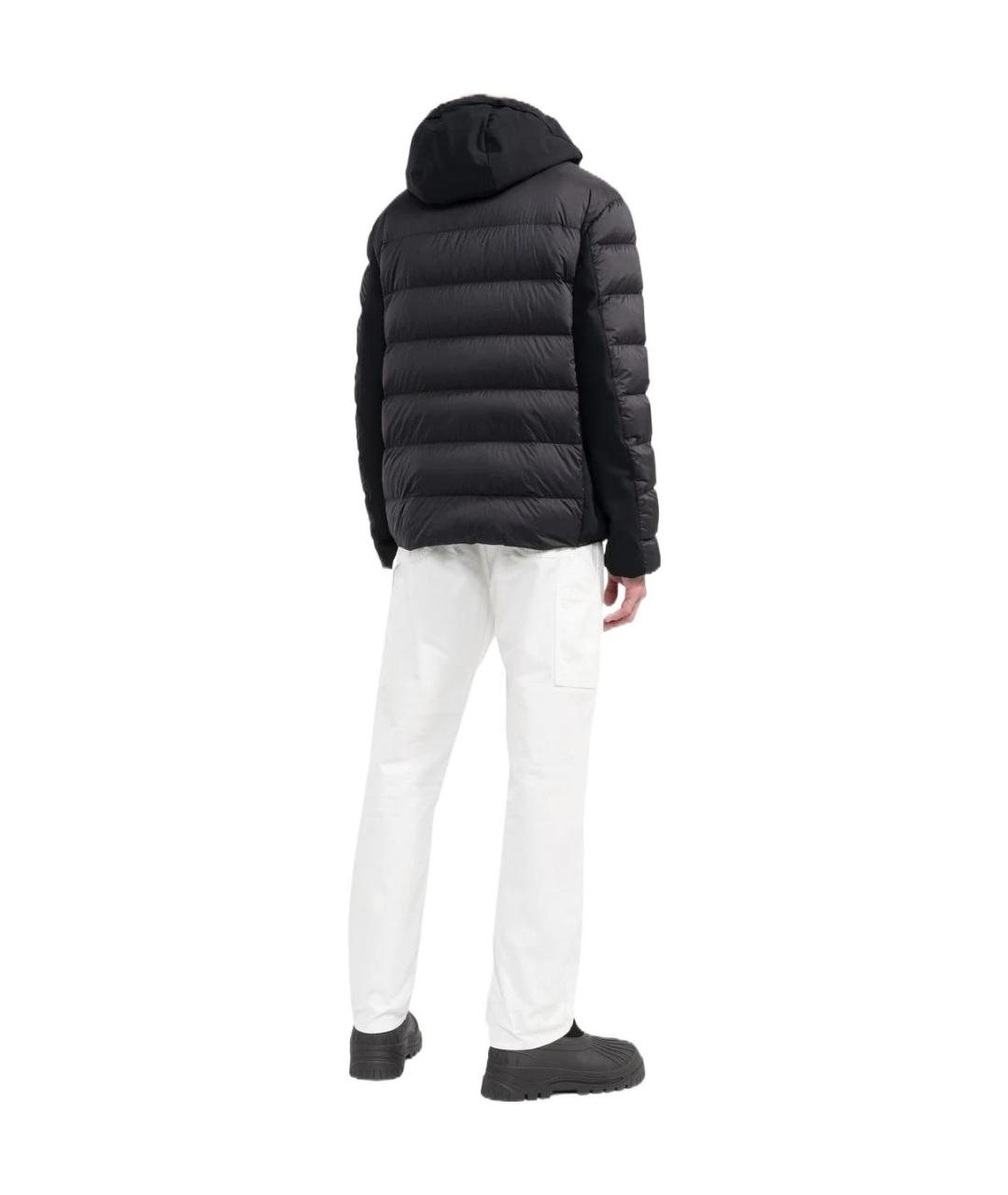 MONCLER Черный пуховик, фото 3