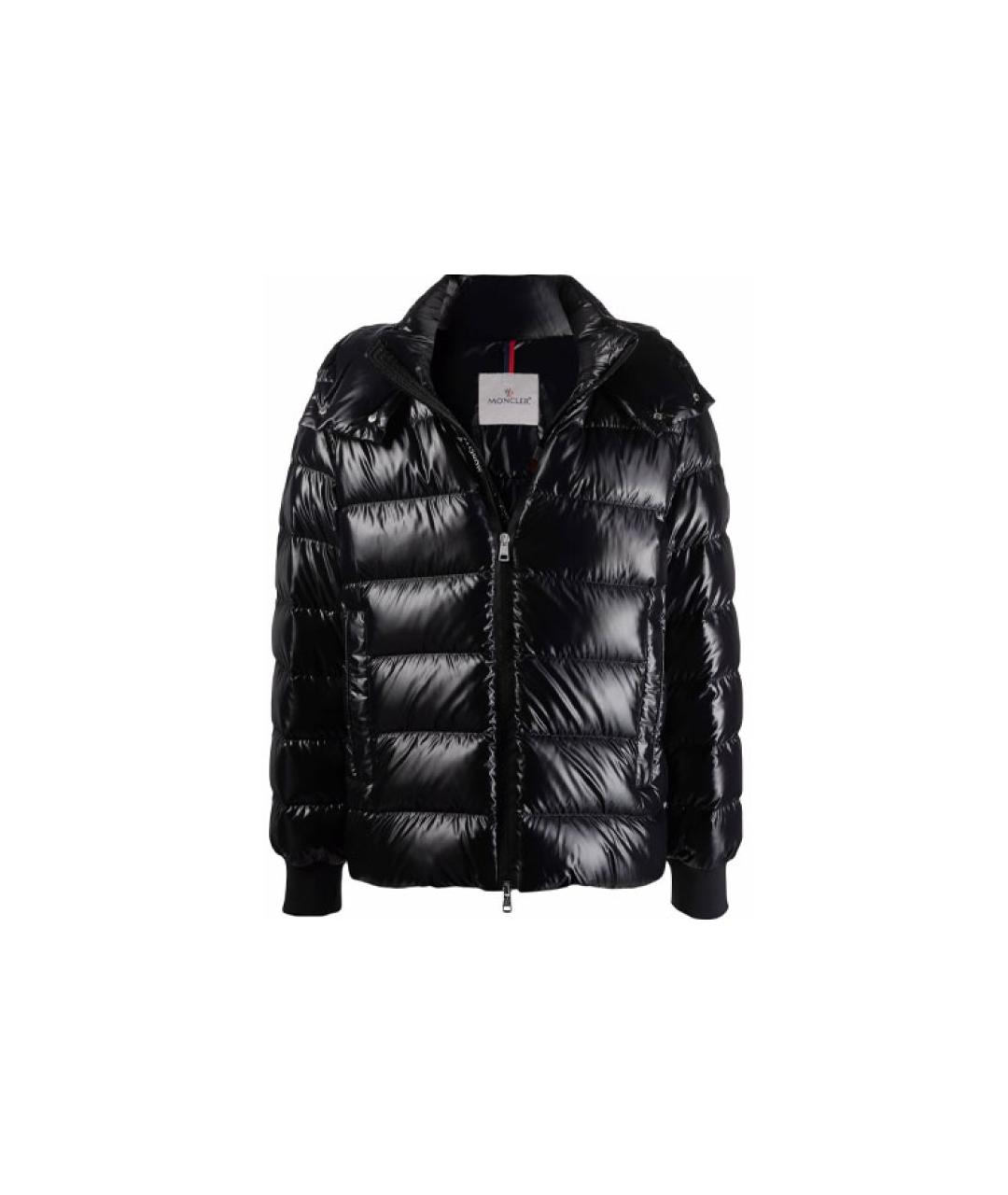 MONCLER Черный пуховик, фото 6