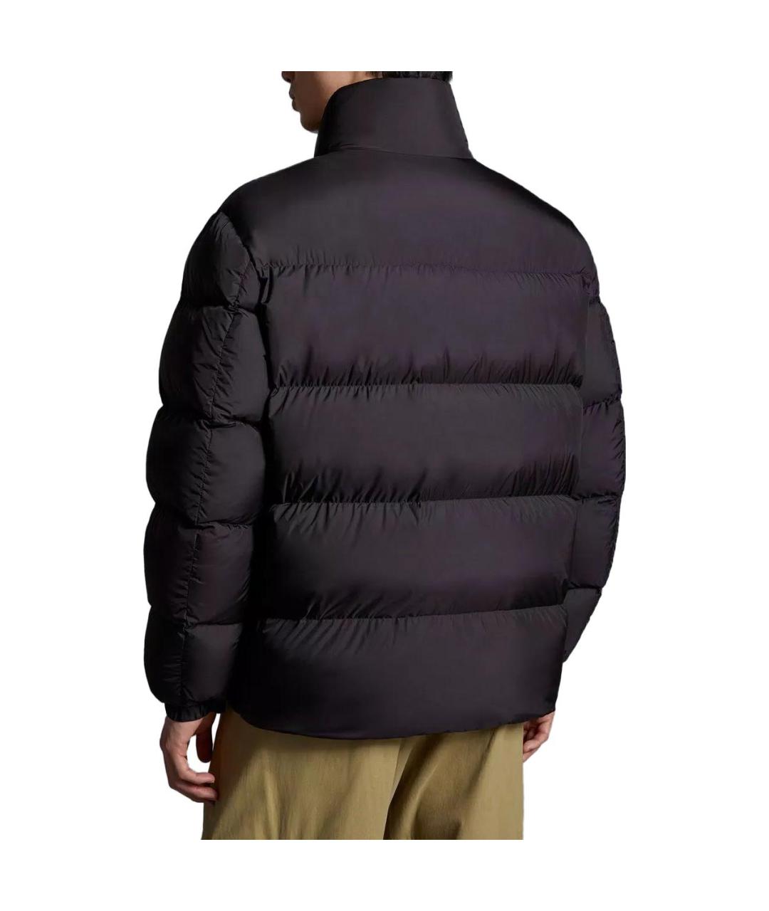 MONCLER Черная полиамидовая куртка, фото 4