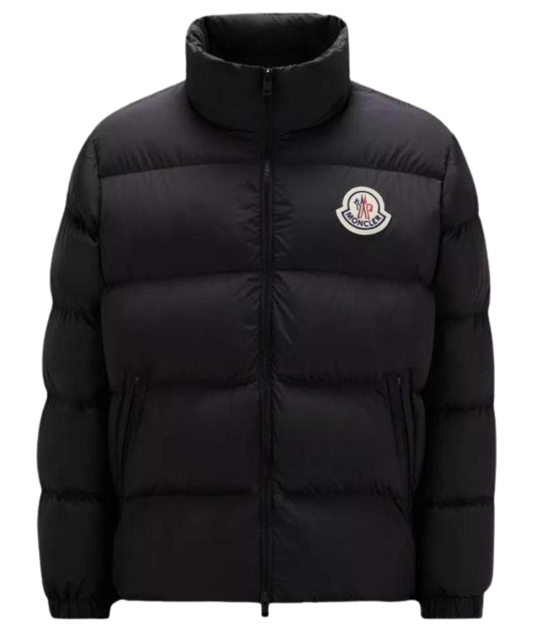 MONCLER Черная полиамидовая куртка, фото 1