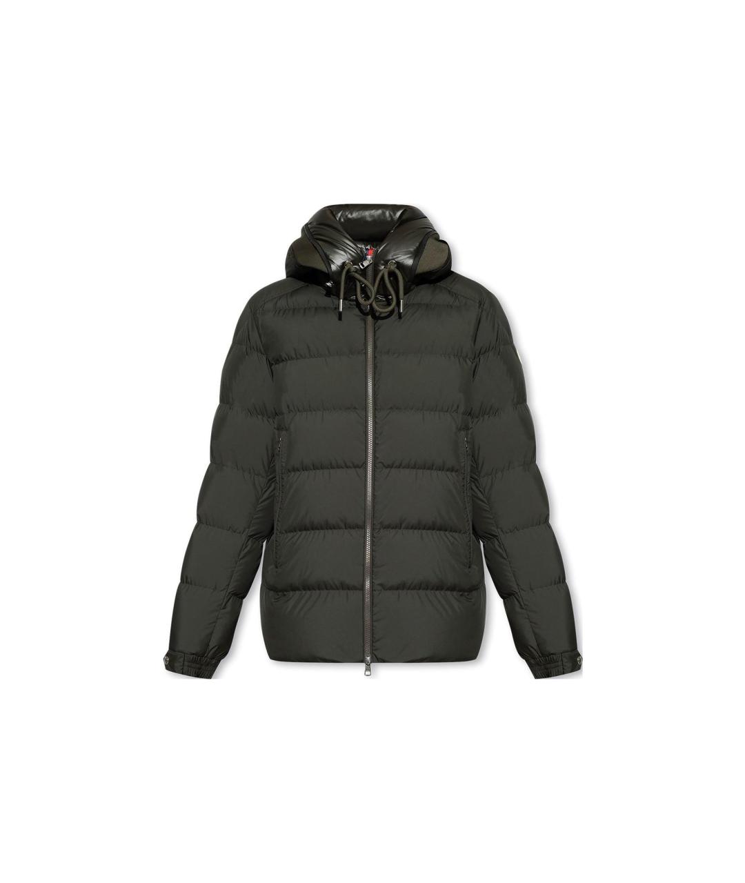 MONCLER Зеленый пуховик, фото 1