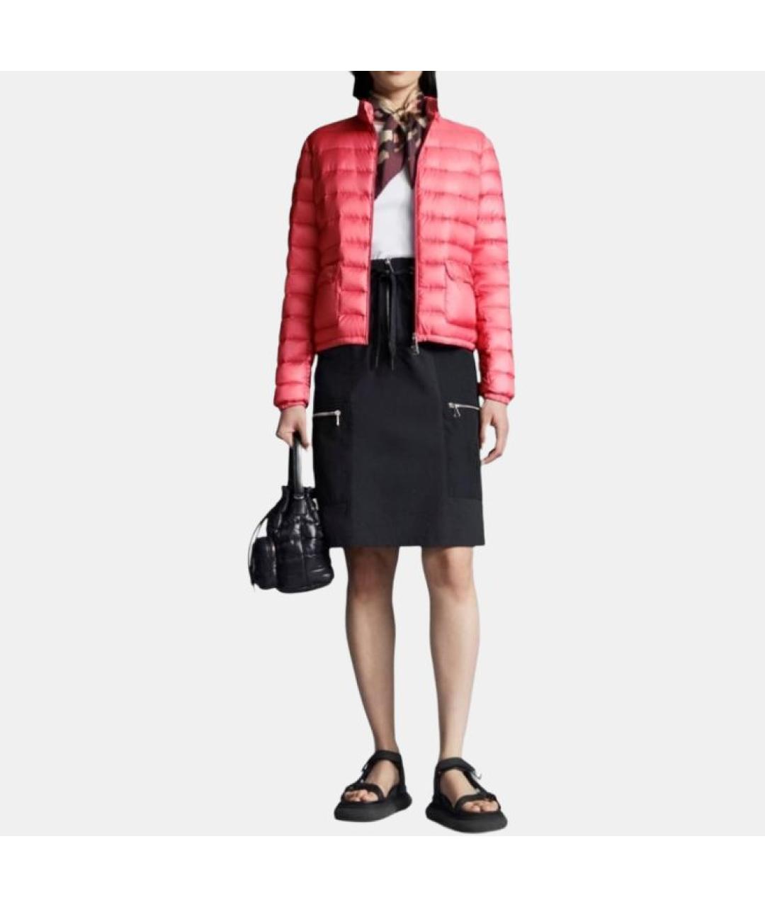 MONCLER Розовый пуховик, фото 2