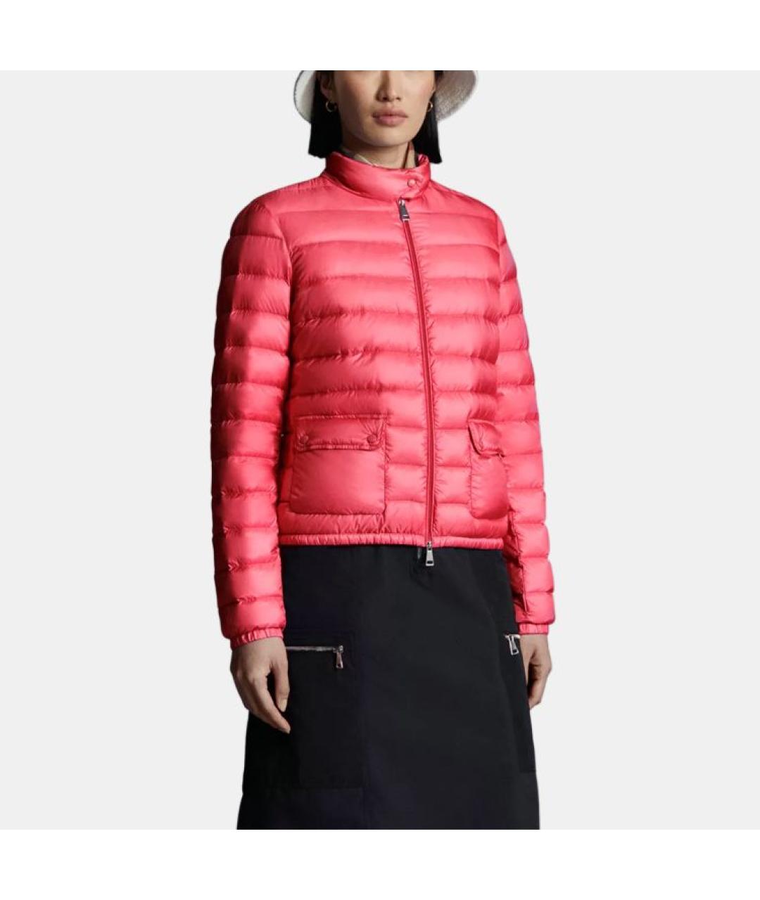 MONCLER Розовый пуховик, фото 4