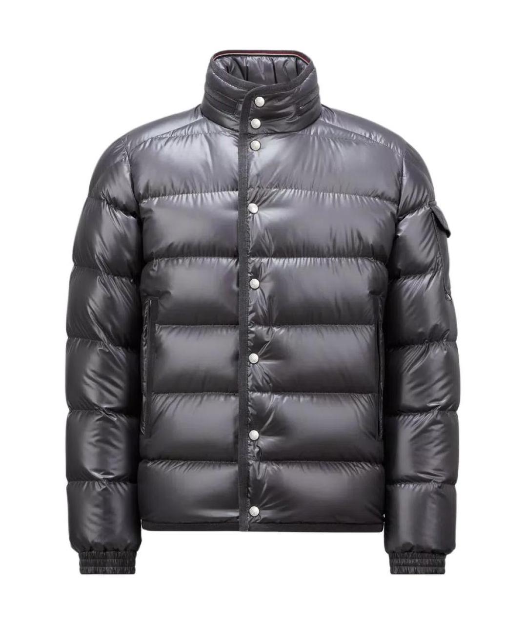 MONCLER Серый пуховик, фото 1