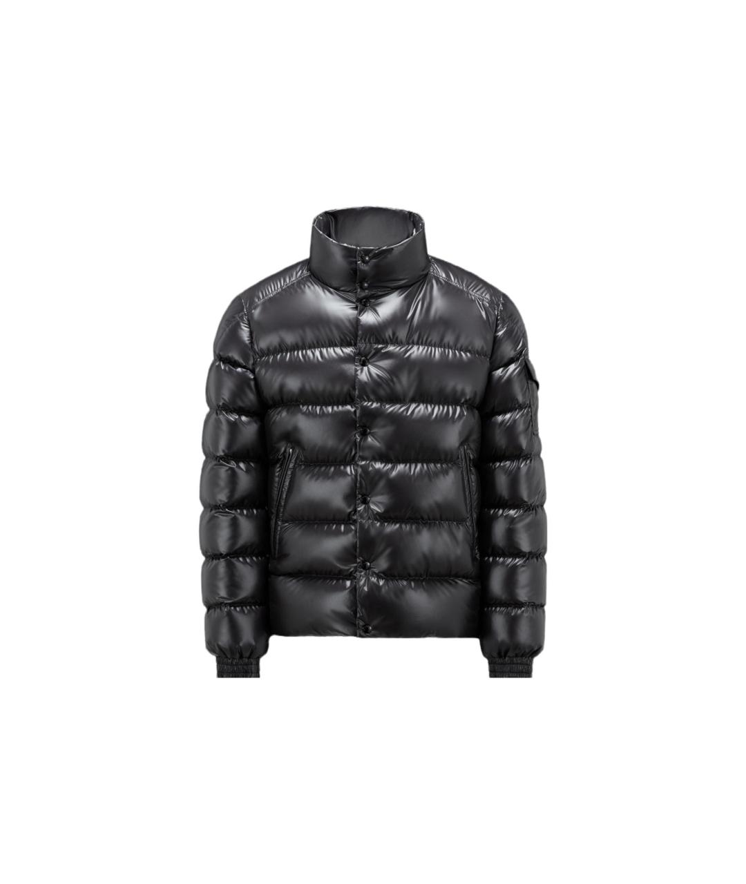 MONCLER Черный пуховик, фото 5