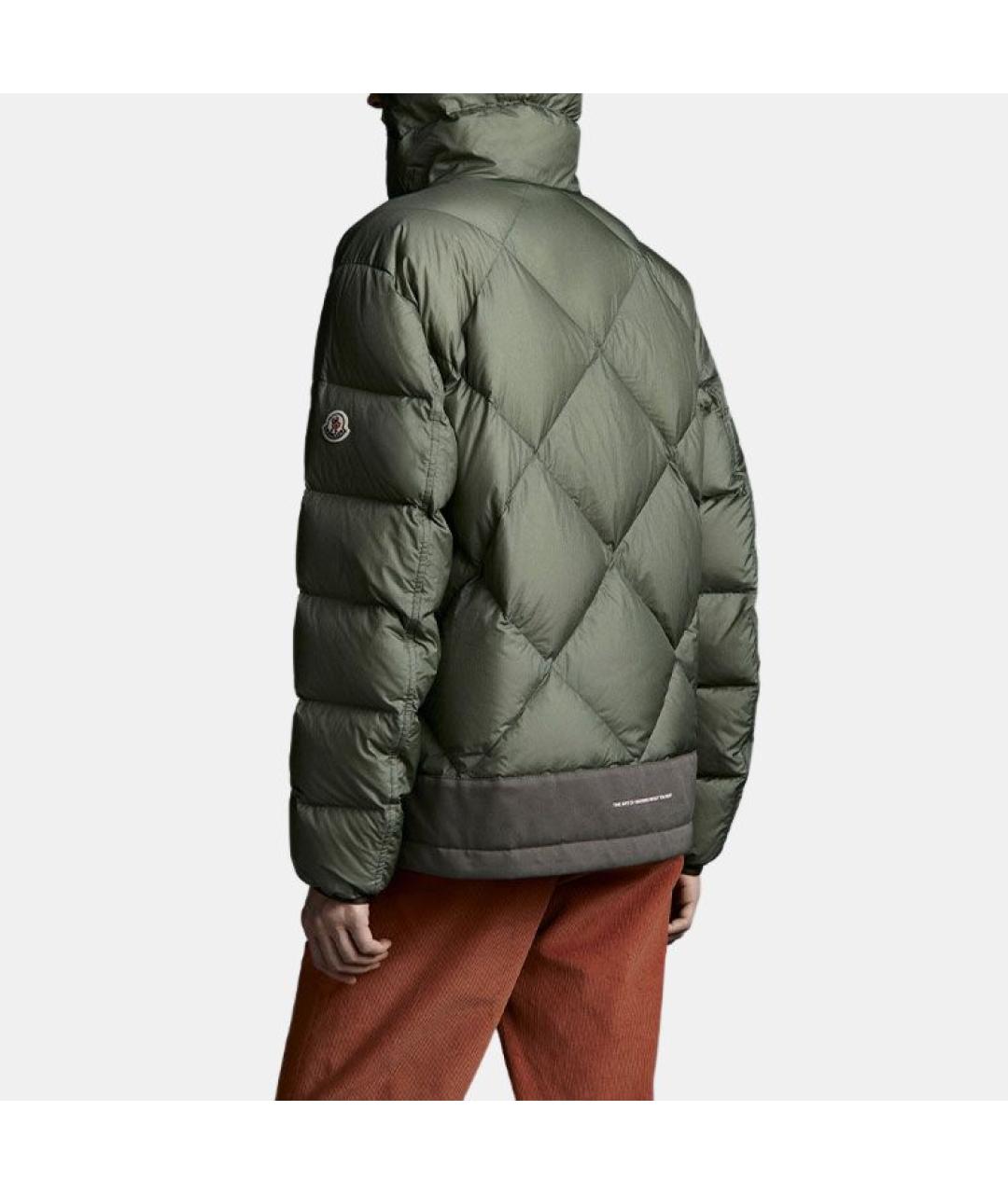 MONCLER Хаки пуховик, фото 4