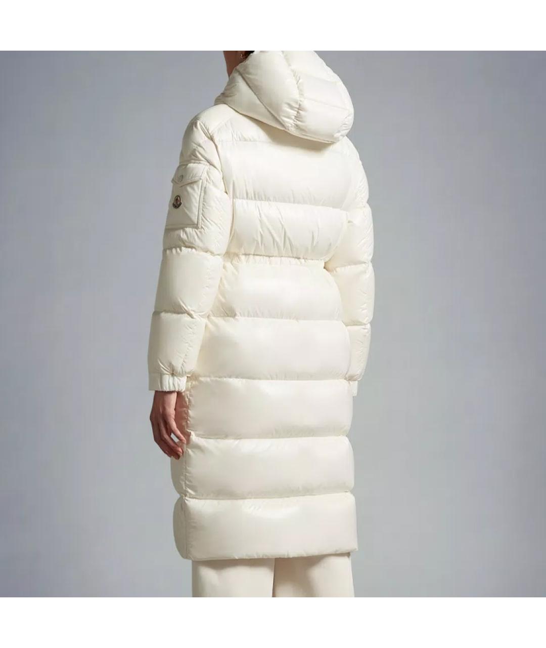 MONCLER Белый пуховик, фото 2