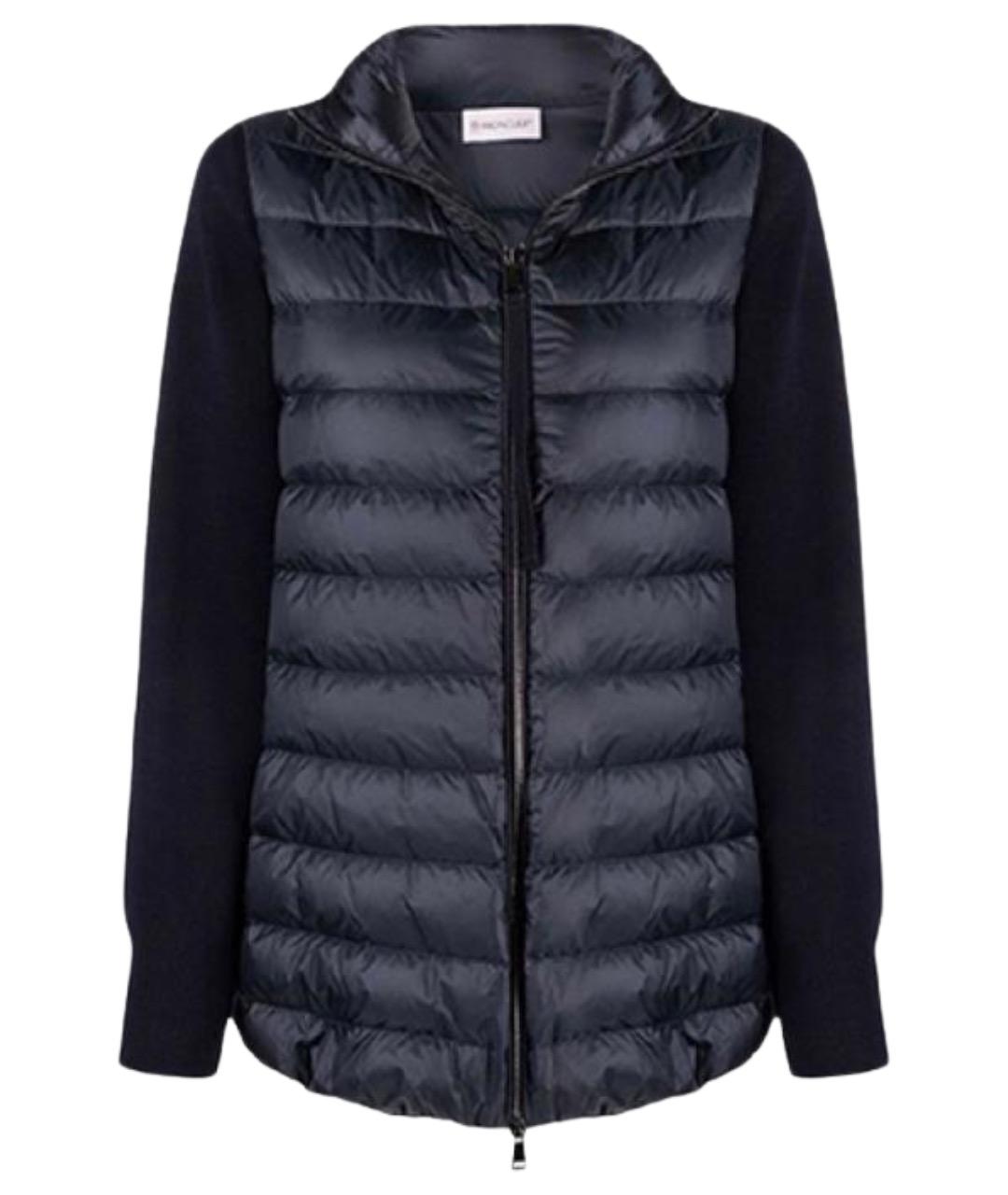 MONCLER Синий пуховик, фото 1