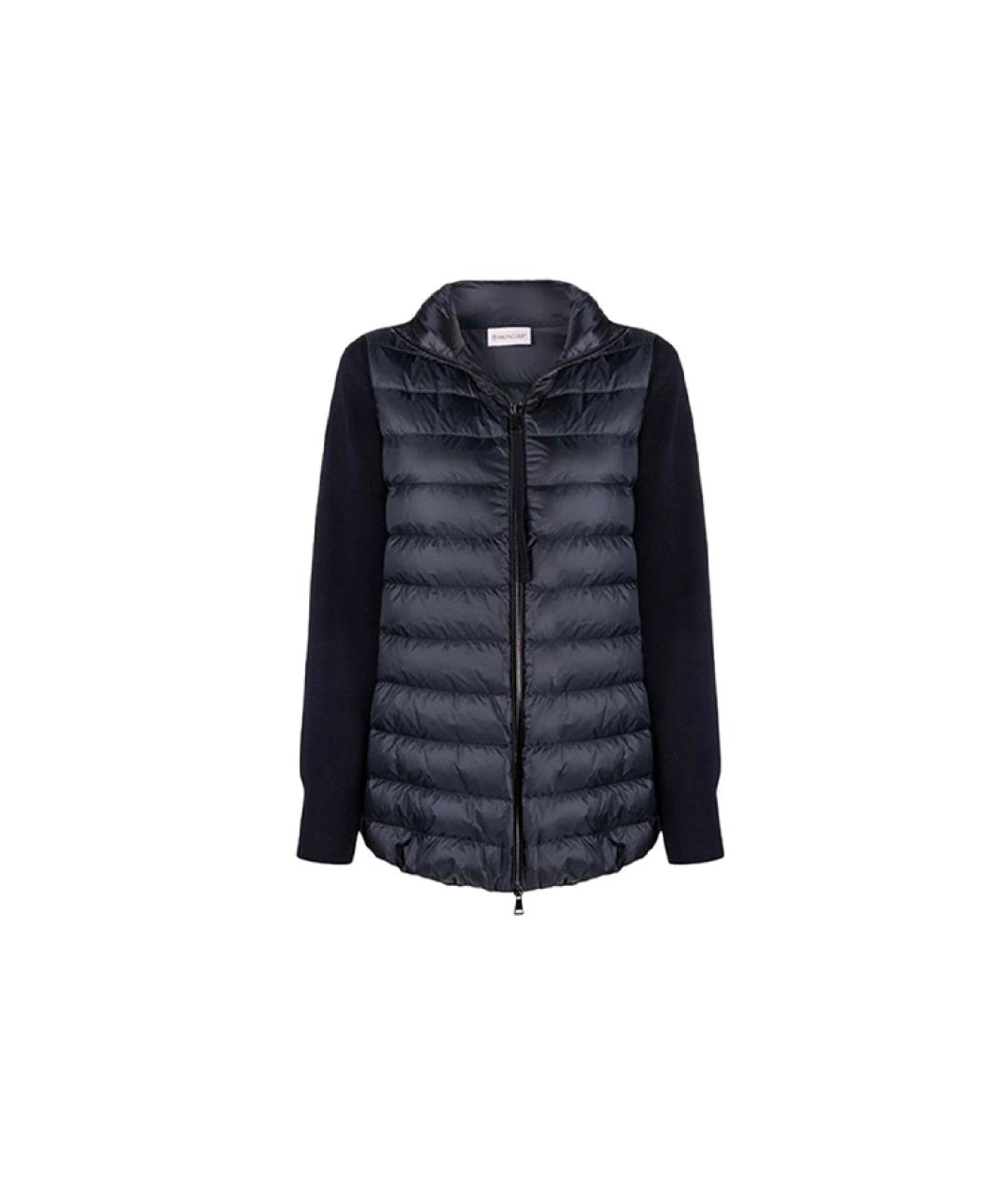 MONCLER Синий пуховик, фото 4