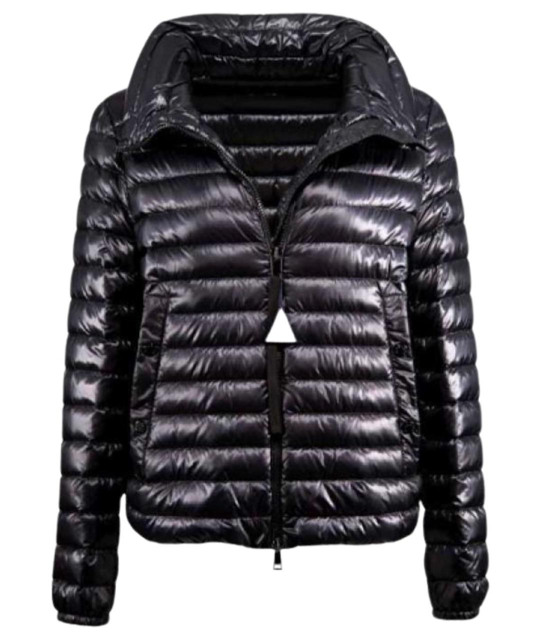 MONCLER Черная полиамидовая куртка, фото 1