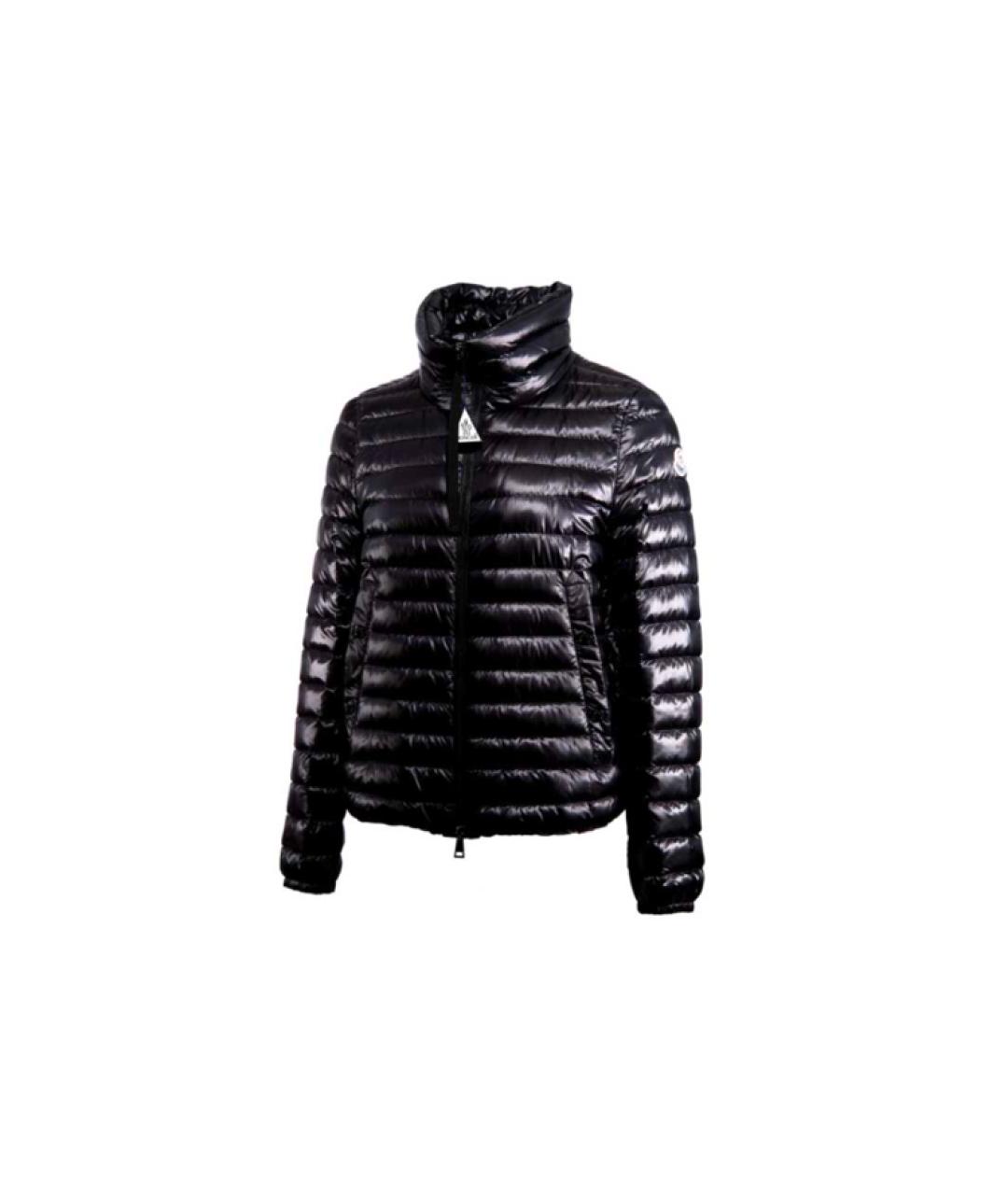MONCLER Черная полиамидовая куртка, фото 4