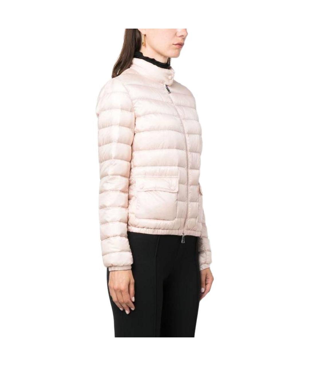 MONCLER Розовый пуховик, фото 3