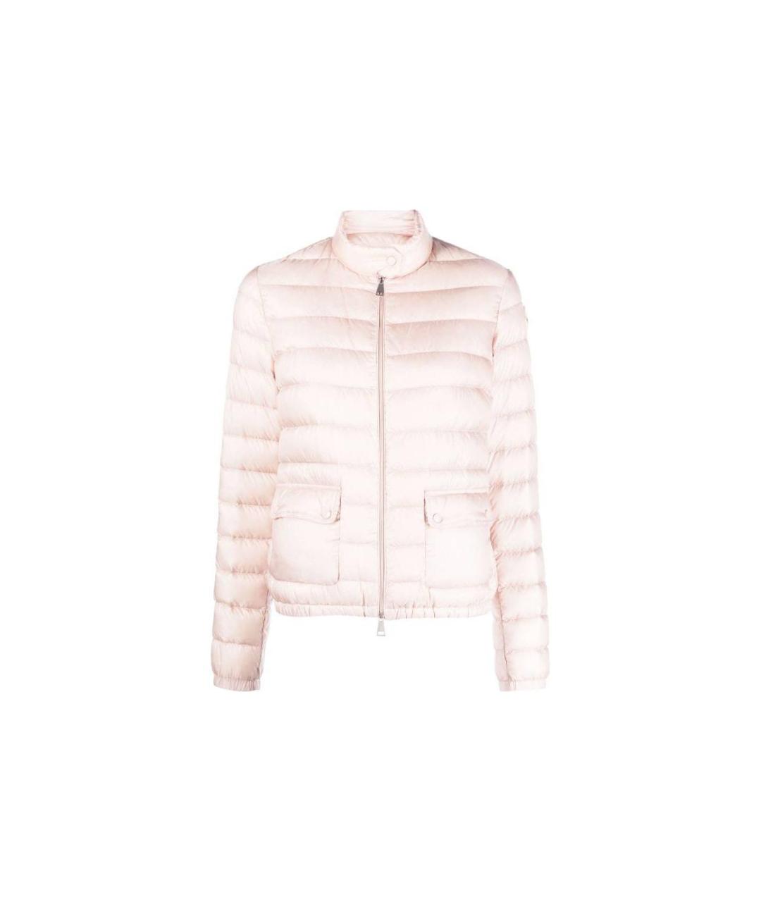 MONCLER Розовый пуховик, фото 5