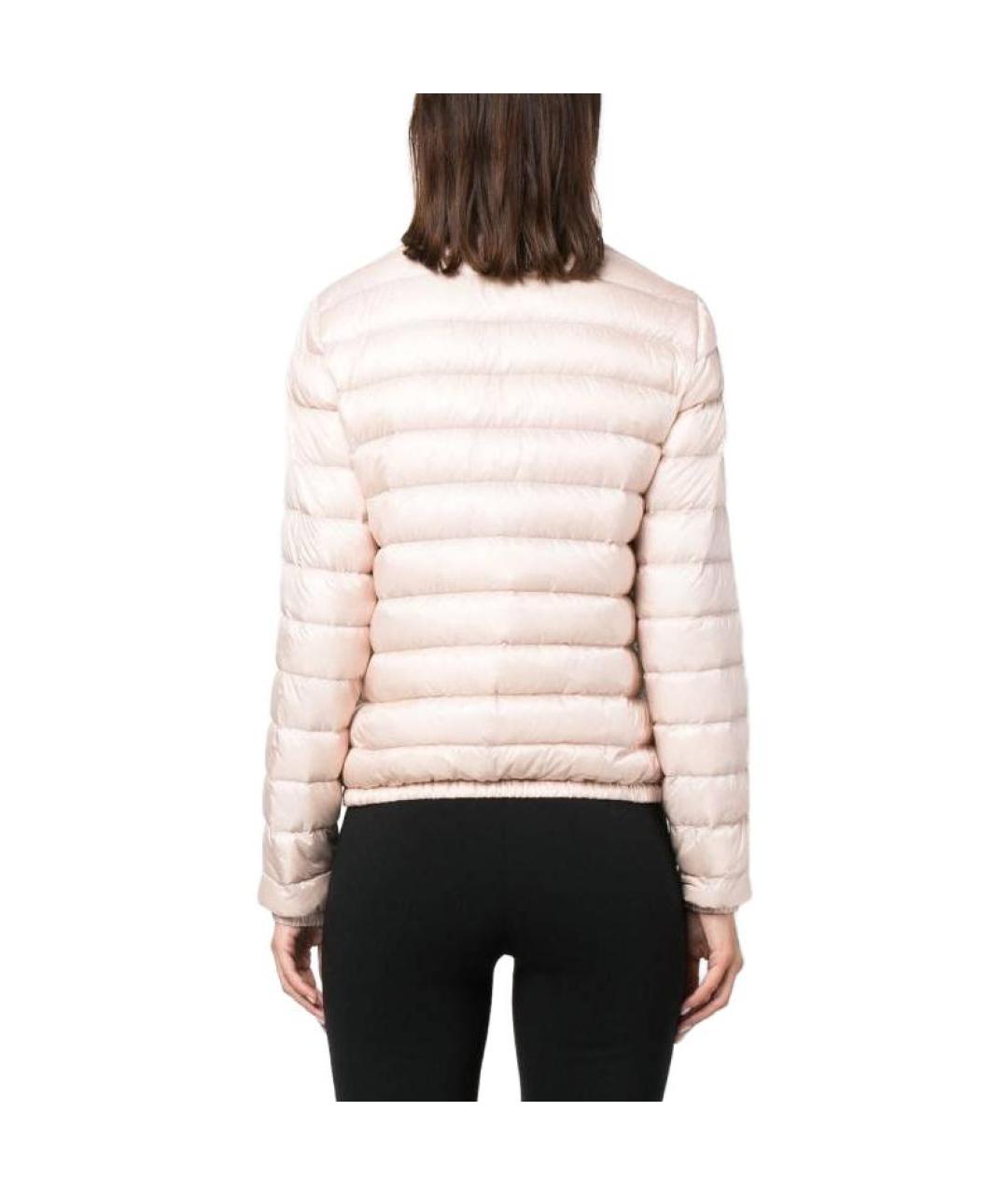 MONCLER Розовый пуховик, фото 4