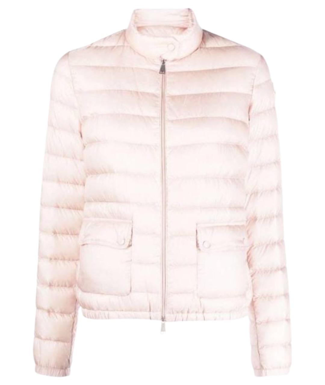 MONCLER Розовый пуховик, фото 1