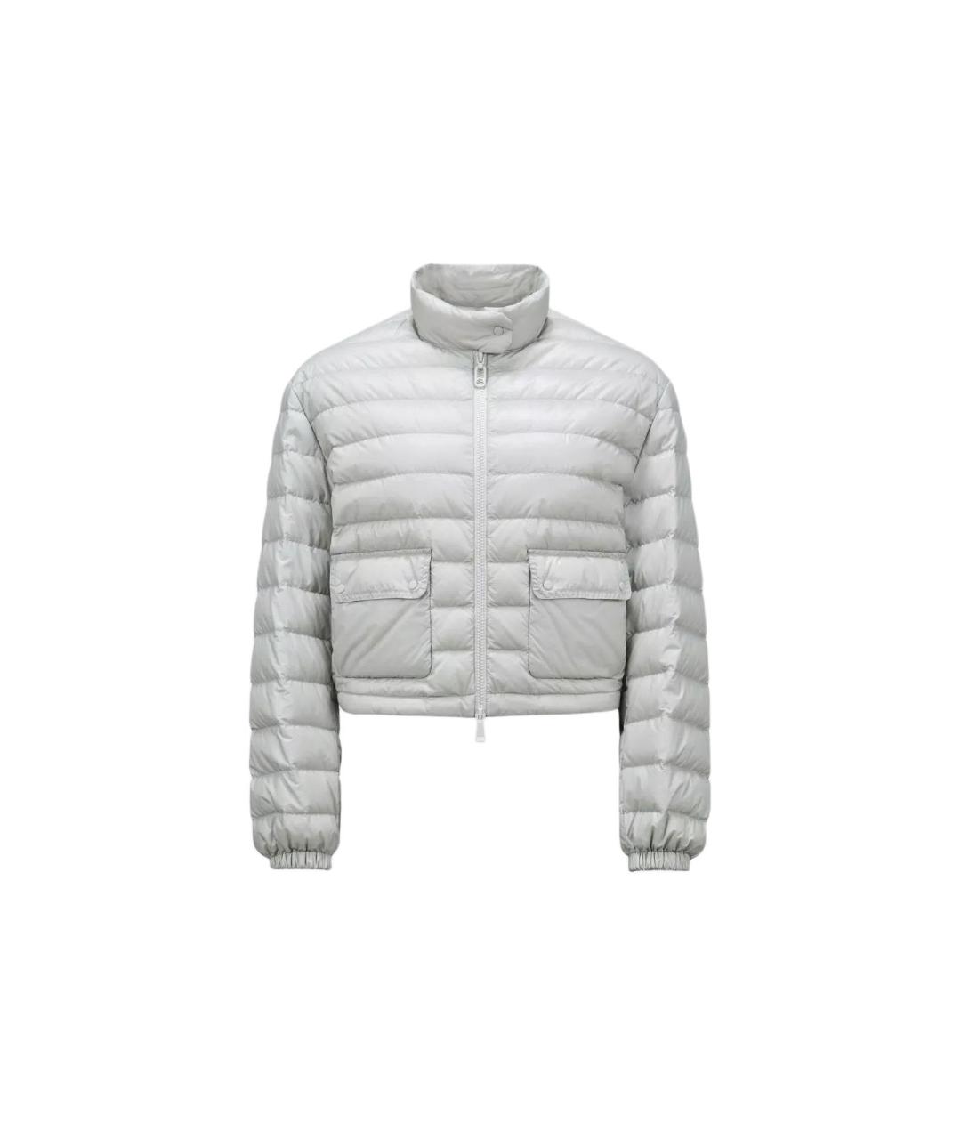 MONCLER Серый пуховик, фото 6