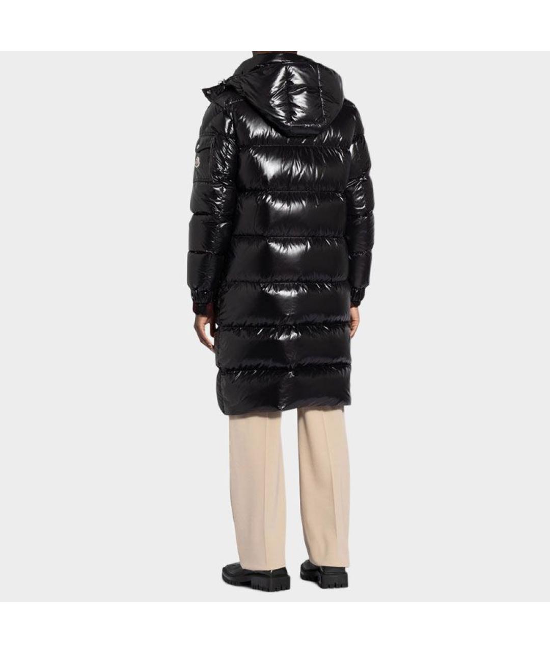 MONCLER Черный пуховик, фото 3