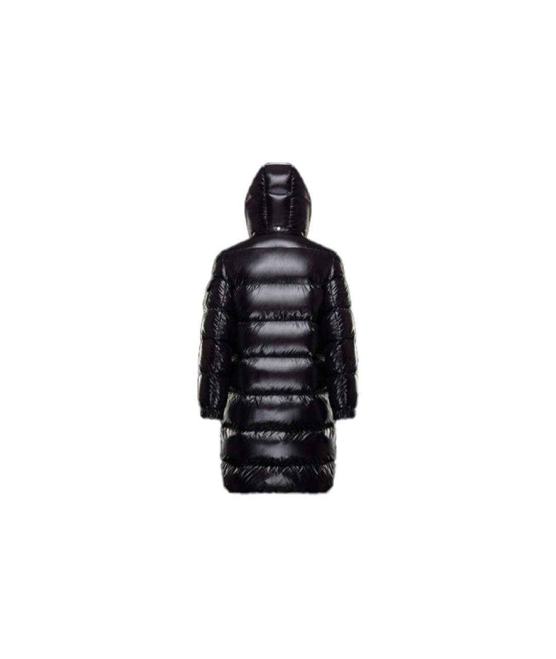 MONCLER Черный пуховик, фото 4