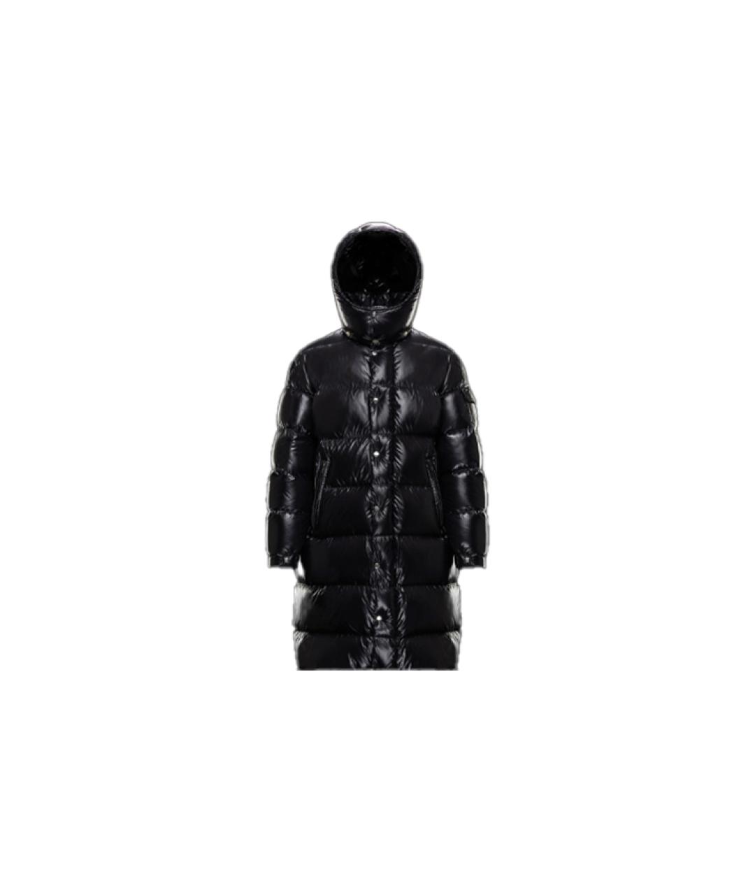 MONCLER Черный пуховик, фото 5