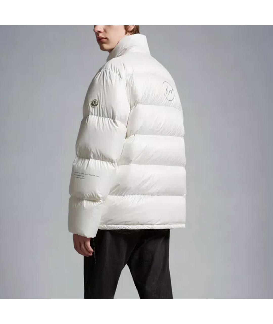 MONCLER Белый пуховик, фото 3