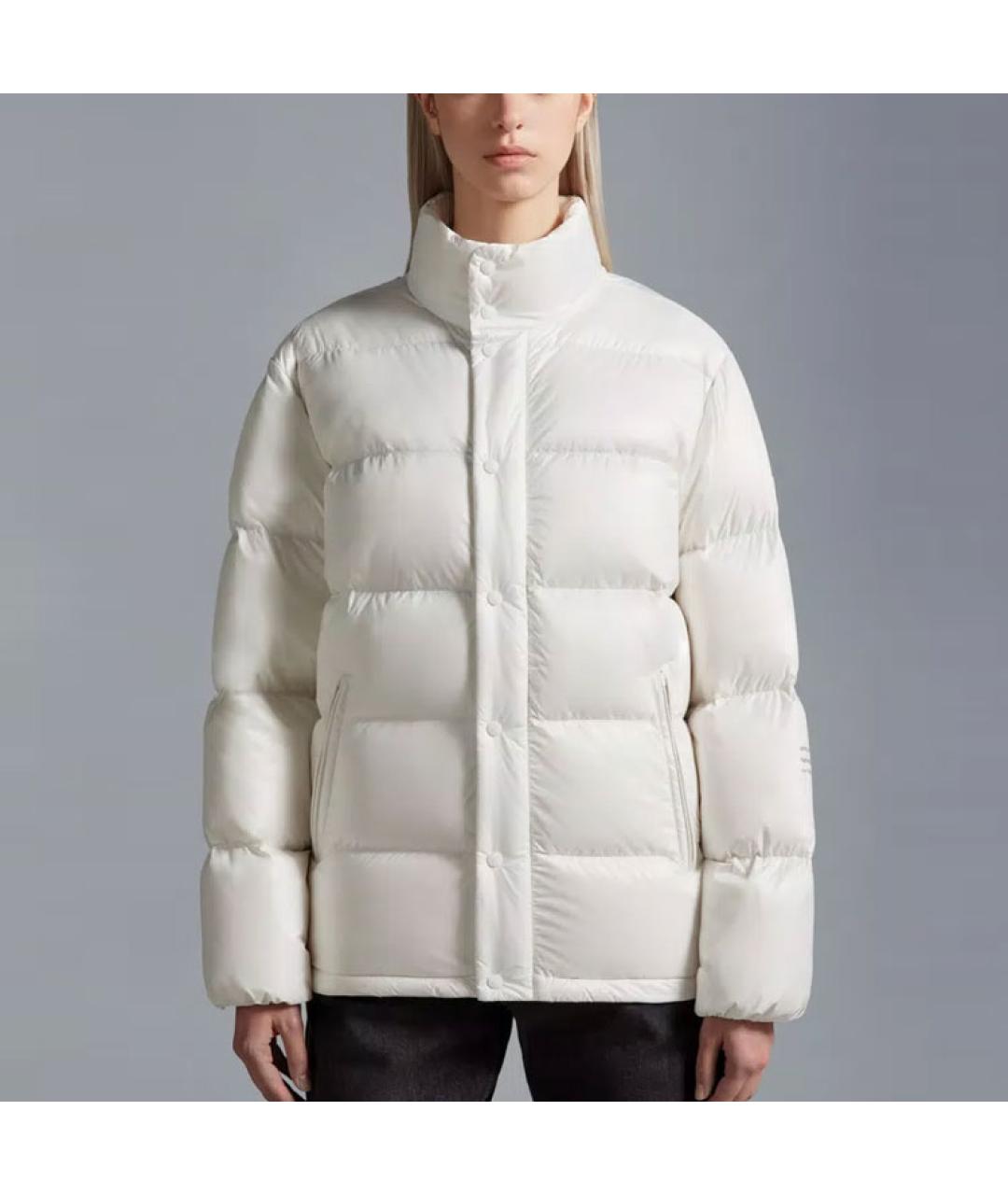 MONCLER Белый пуховик, фото 4