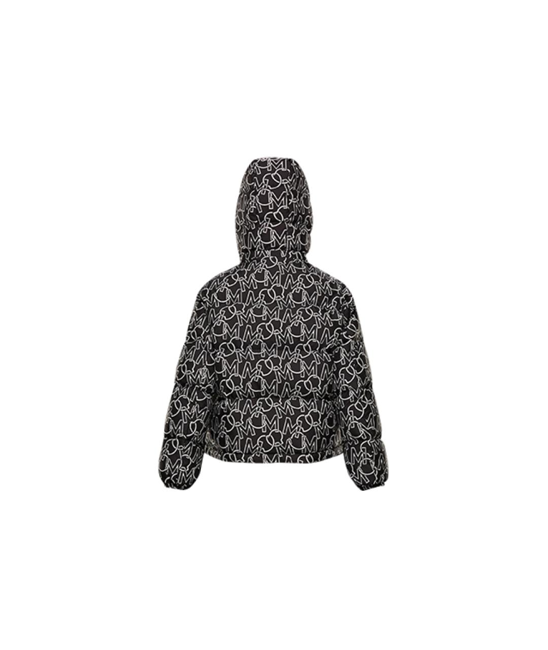 MONCLER Черный пуховик, фото 2