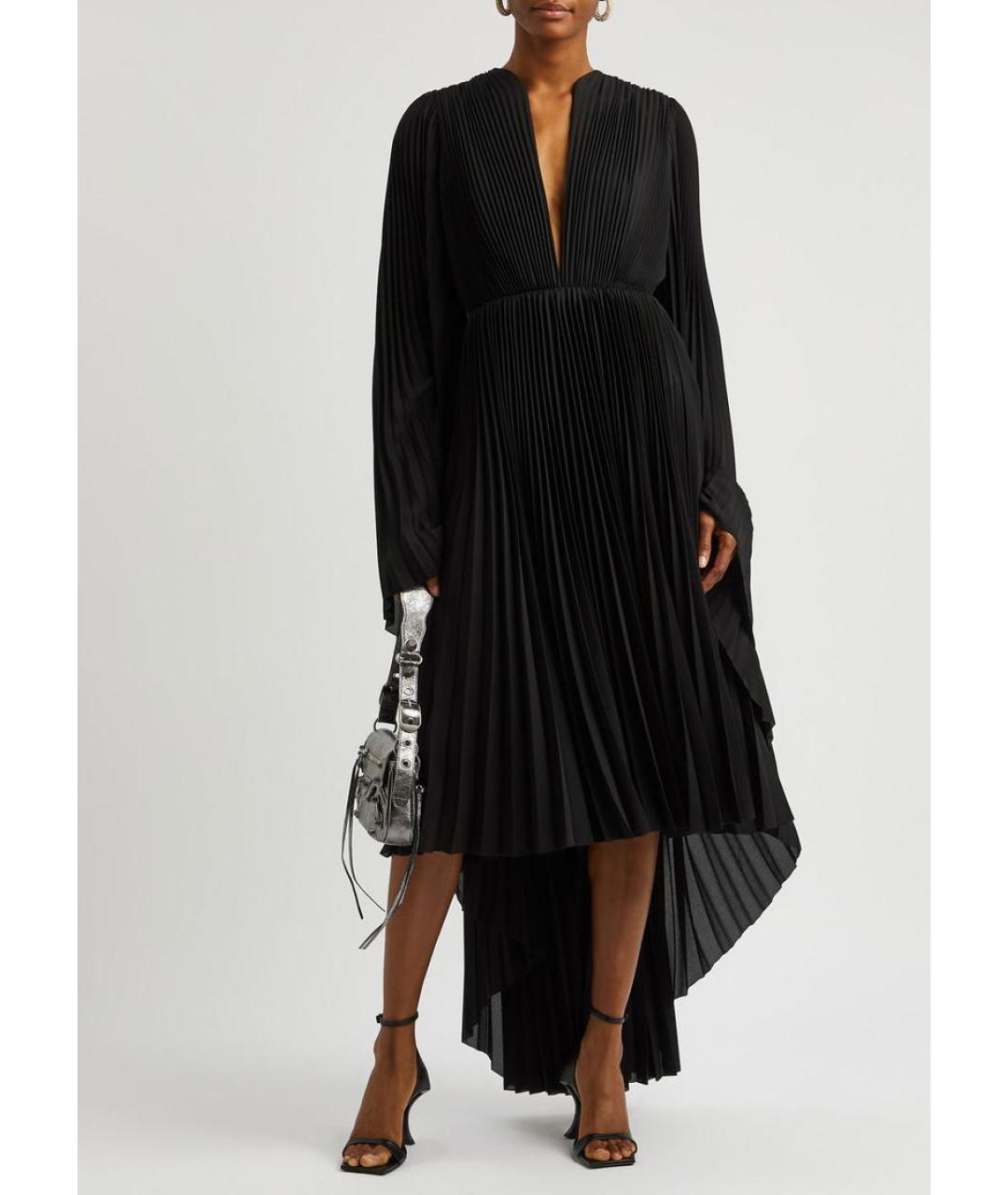 BALENCIAGA Черное коктейльное платье, фото 4