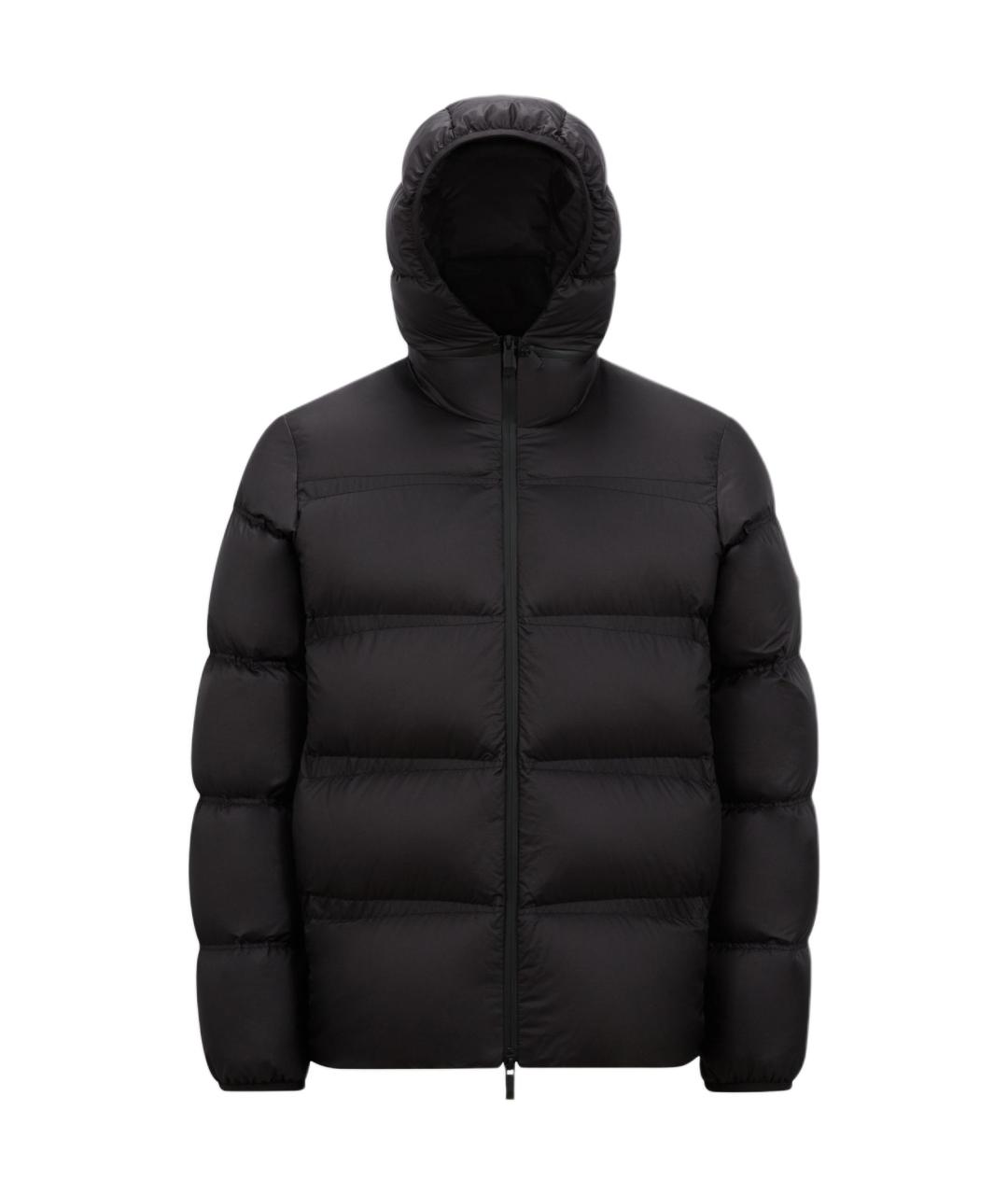 MONCLER Черный пуховик, фото 1