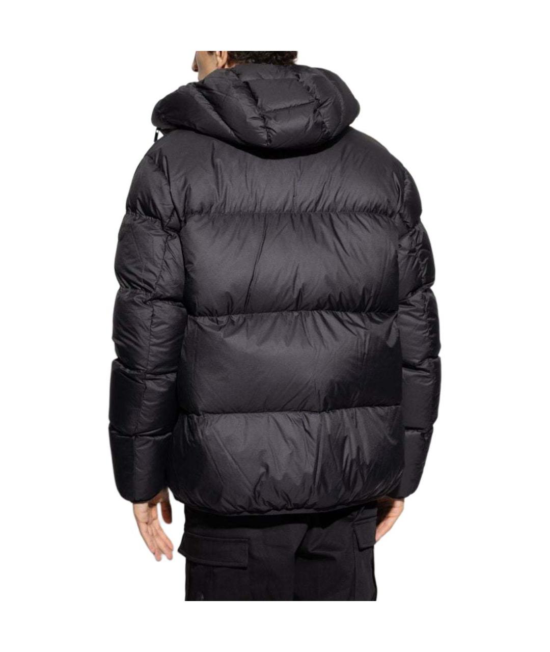 MONCLER Черный пуховик, фото 5