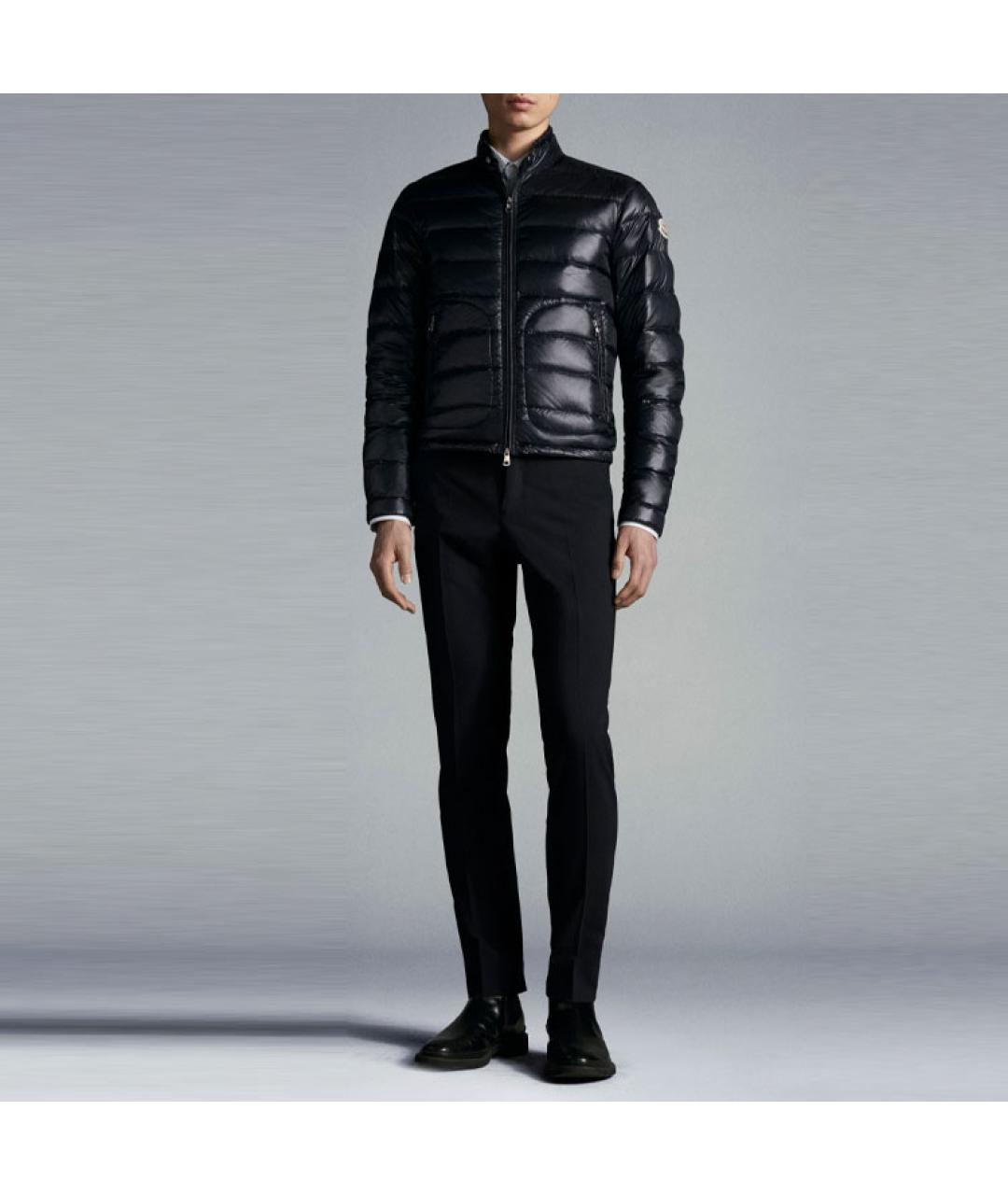 MONCLER Синий пуховик, фото 2