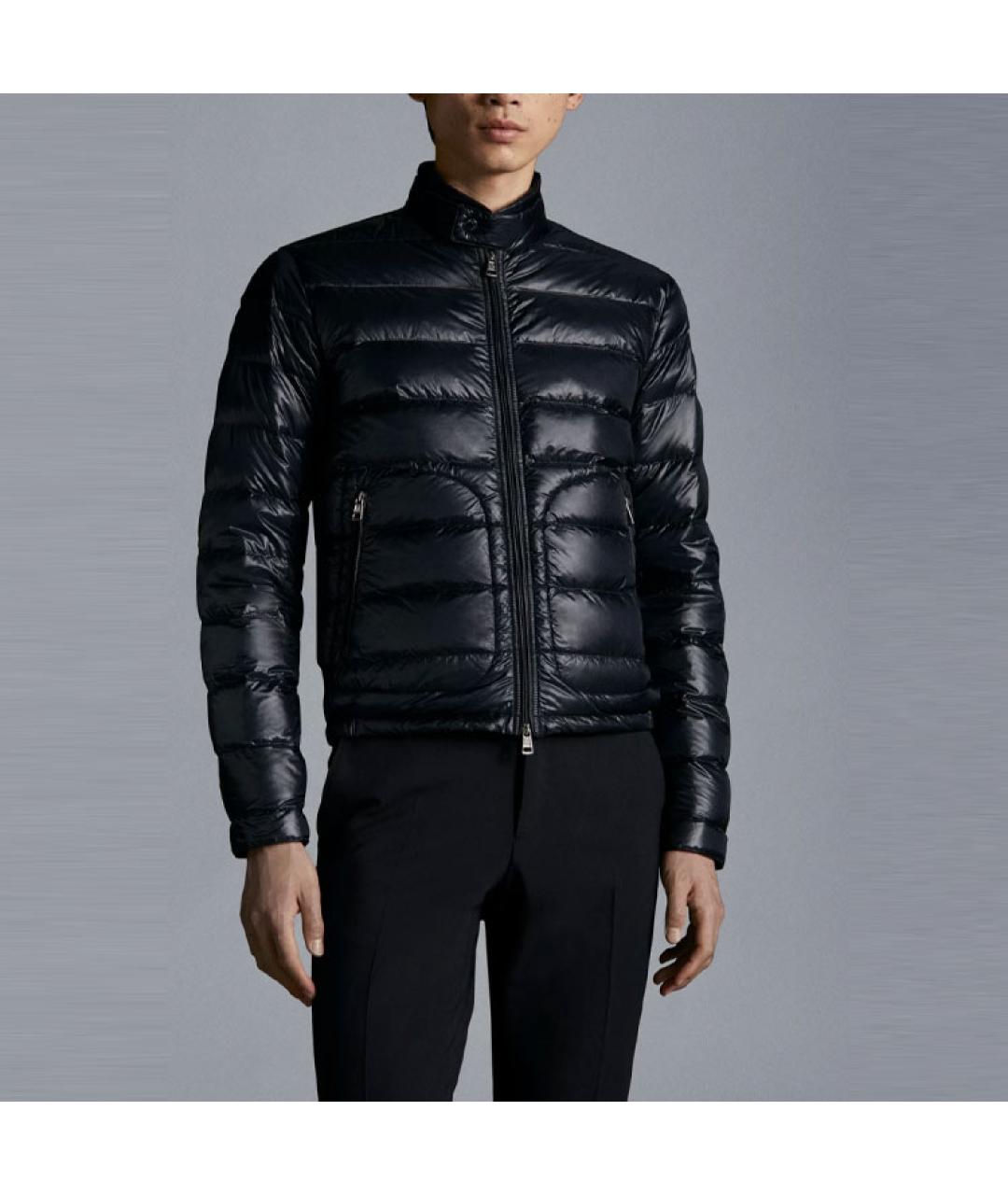 MONCLER Синий пуховик, фото 3
