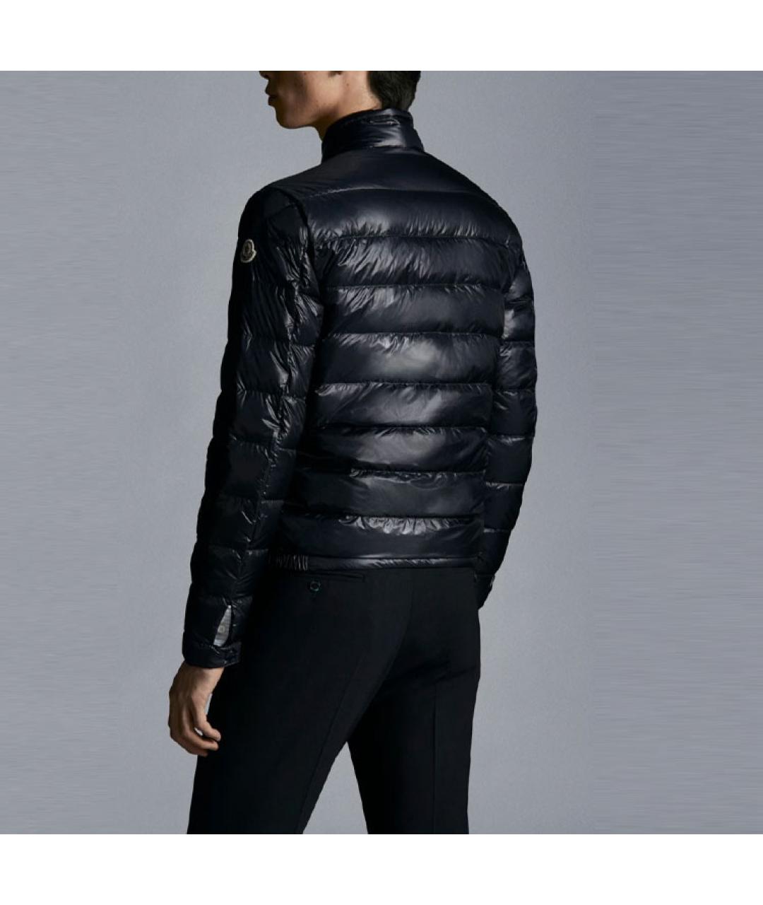 MONCLER Синий пуховик, фото 4
