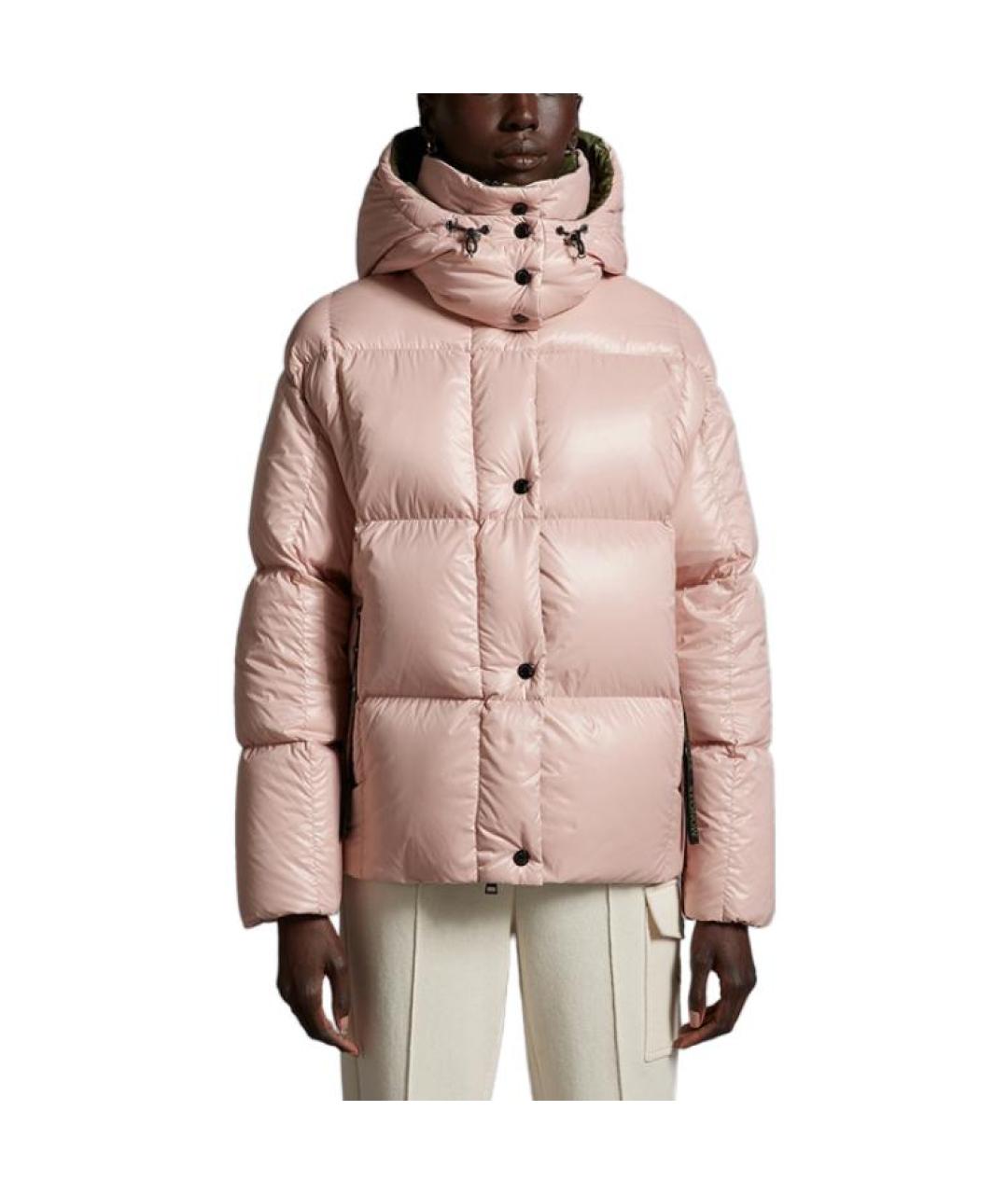 MONCLER Розовый пуховик, фото 2
