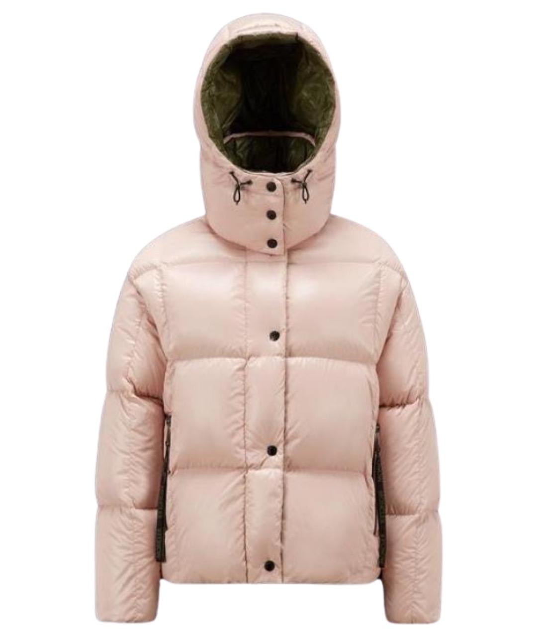 MONCLER Розовый пуховик, фото 1