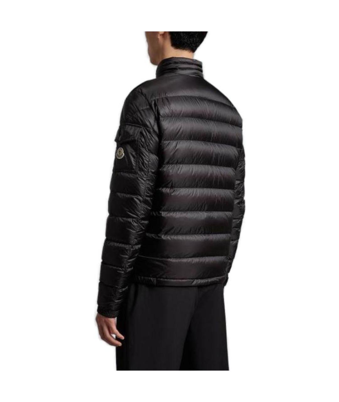 MONCLER Черный пуховик, фото 3