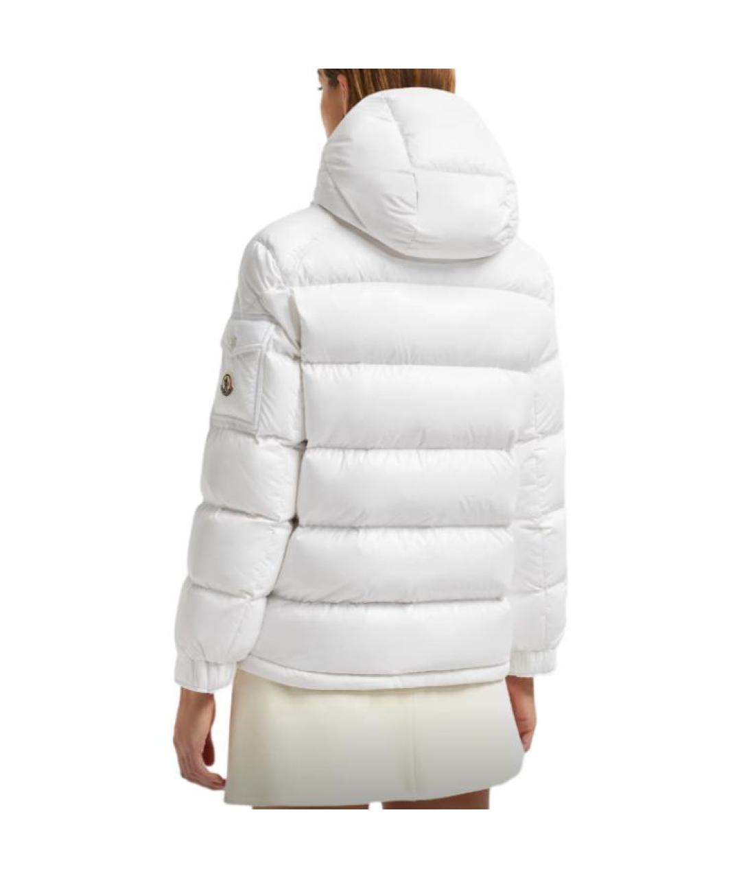 MONCLER Белый пуховик, фото 4