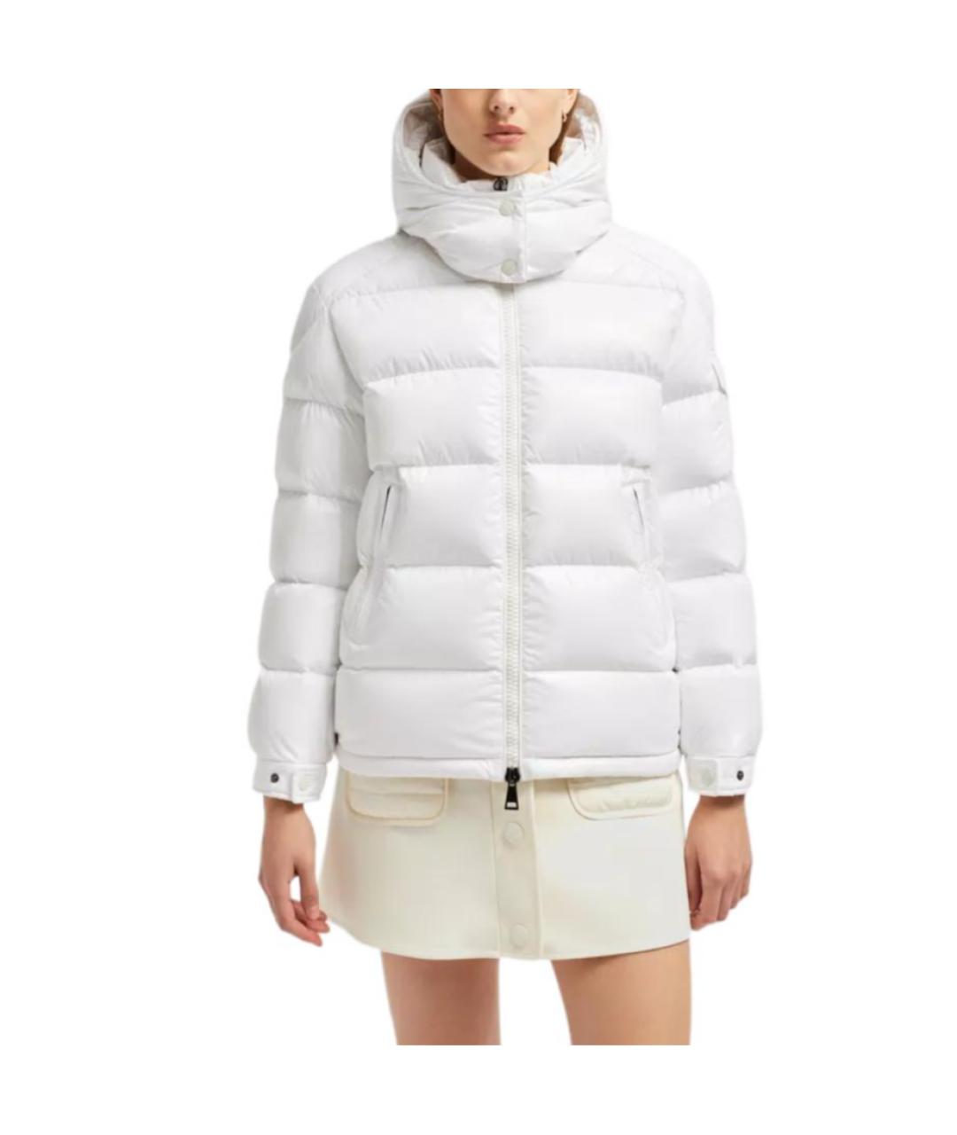 MONCLER Белый пуховик, фото 3