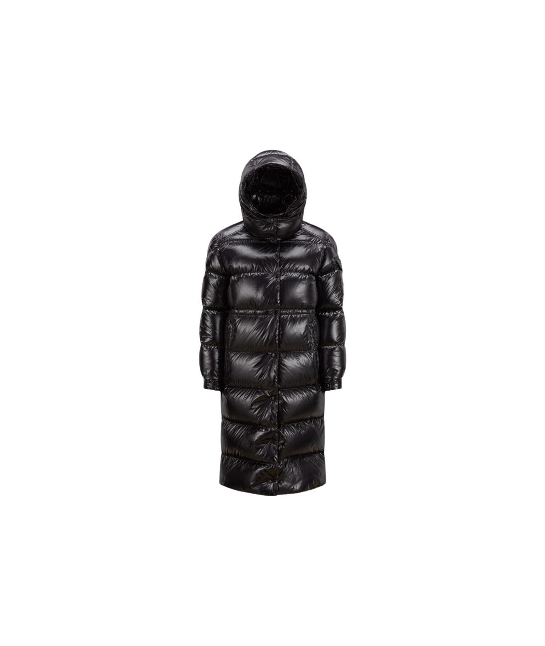 MONCLER Черный пуховик, фото 1