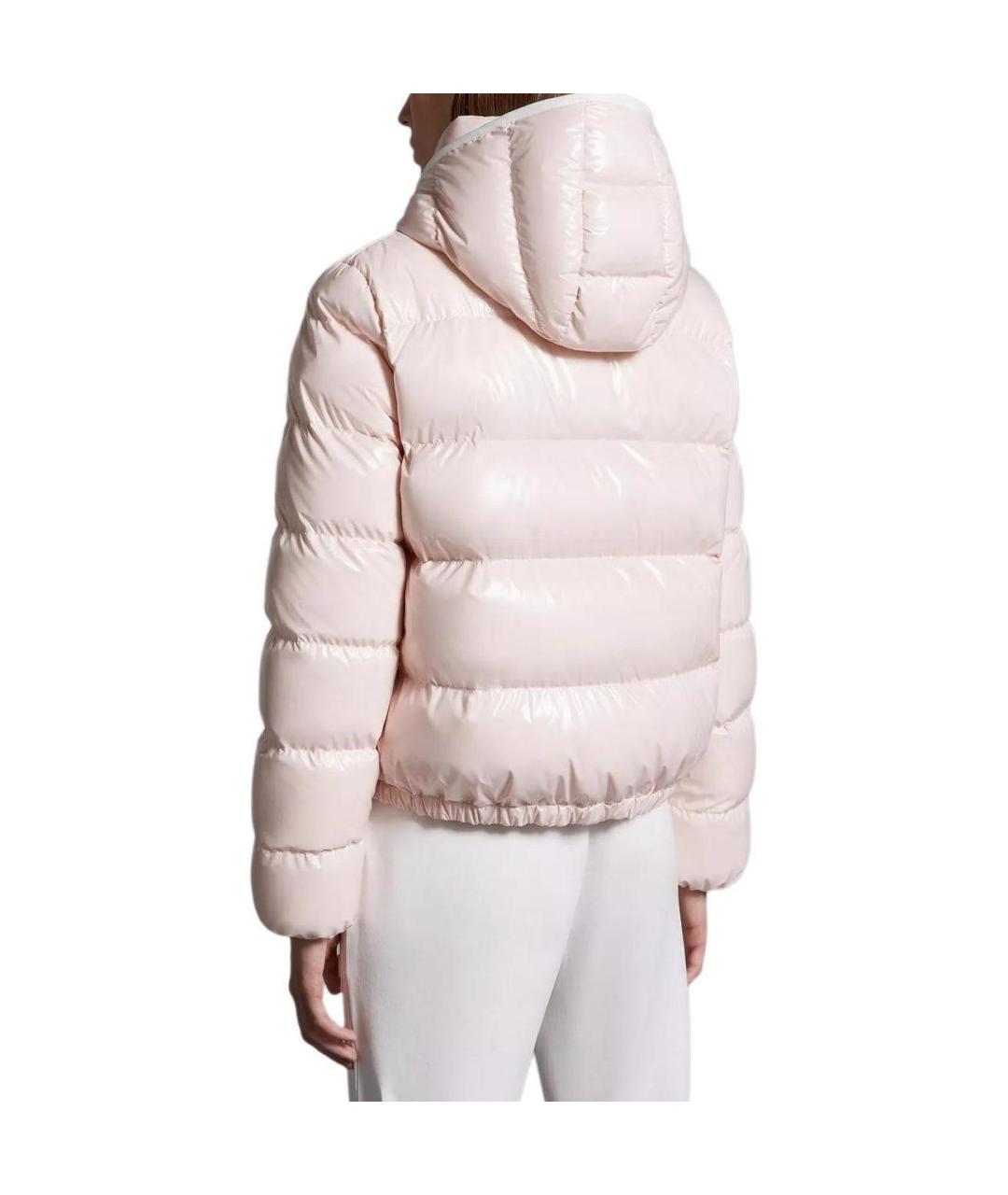 MONCLER Розовый пуховик, фото 3