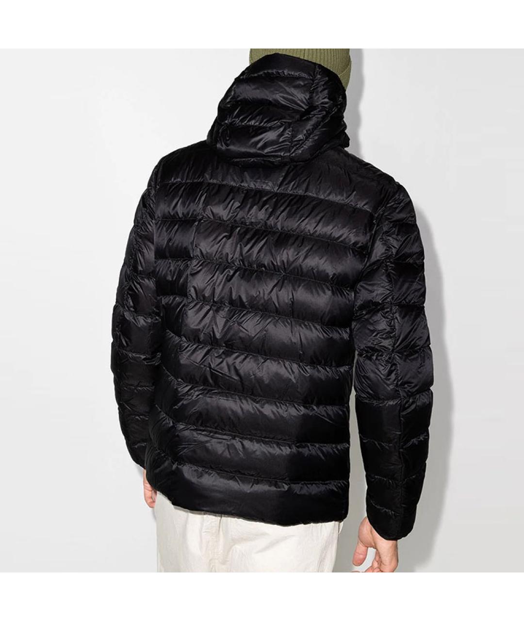 MONCLER Черный пуховик, фото 4
