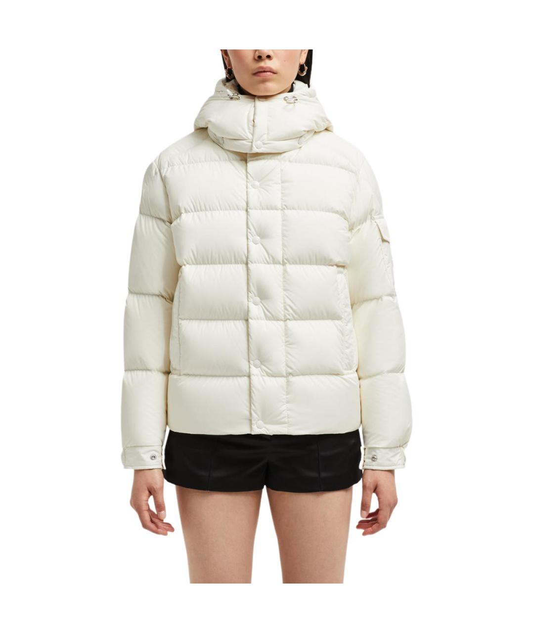 MONCLER Белый пуховик, фото 2