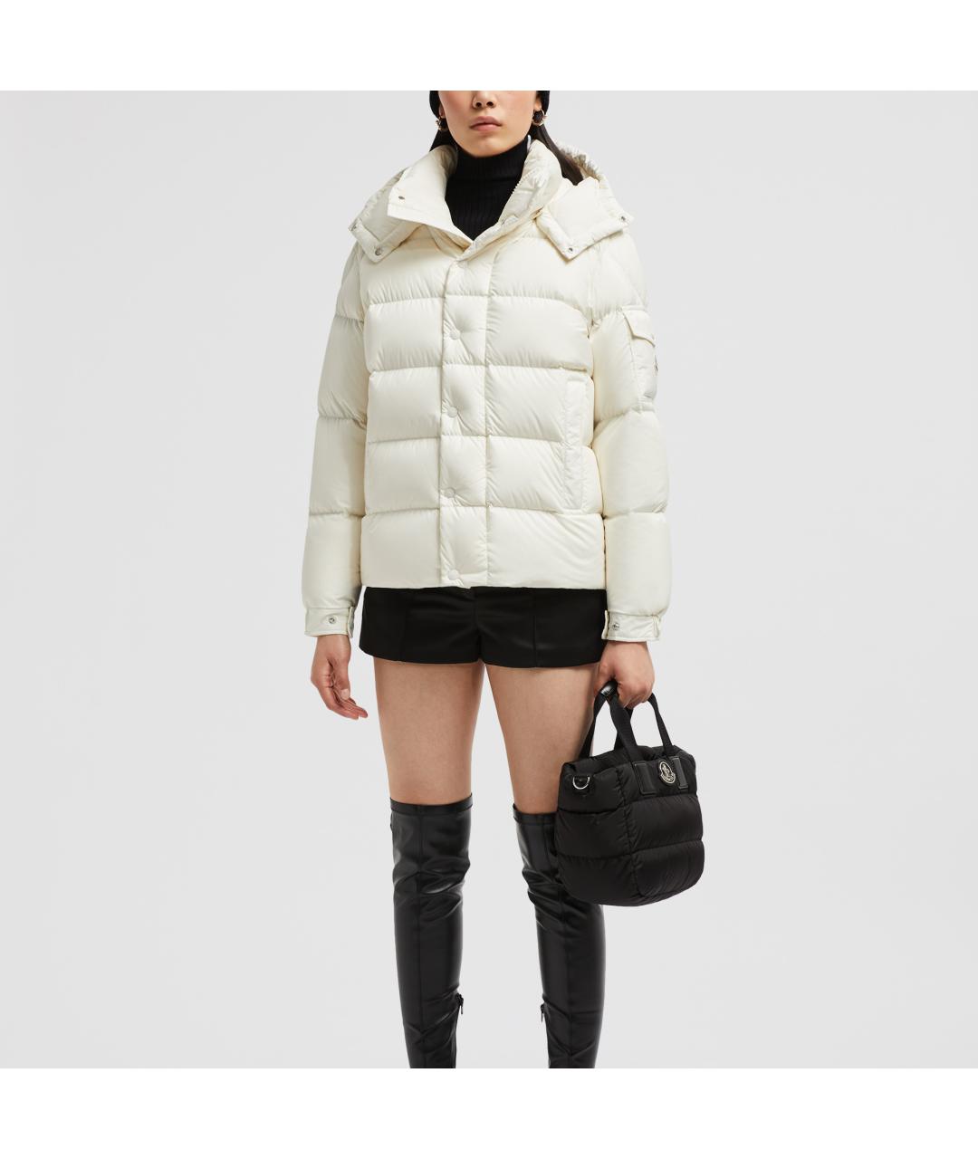 MONCLER Белый пуховик, фото 3