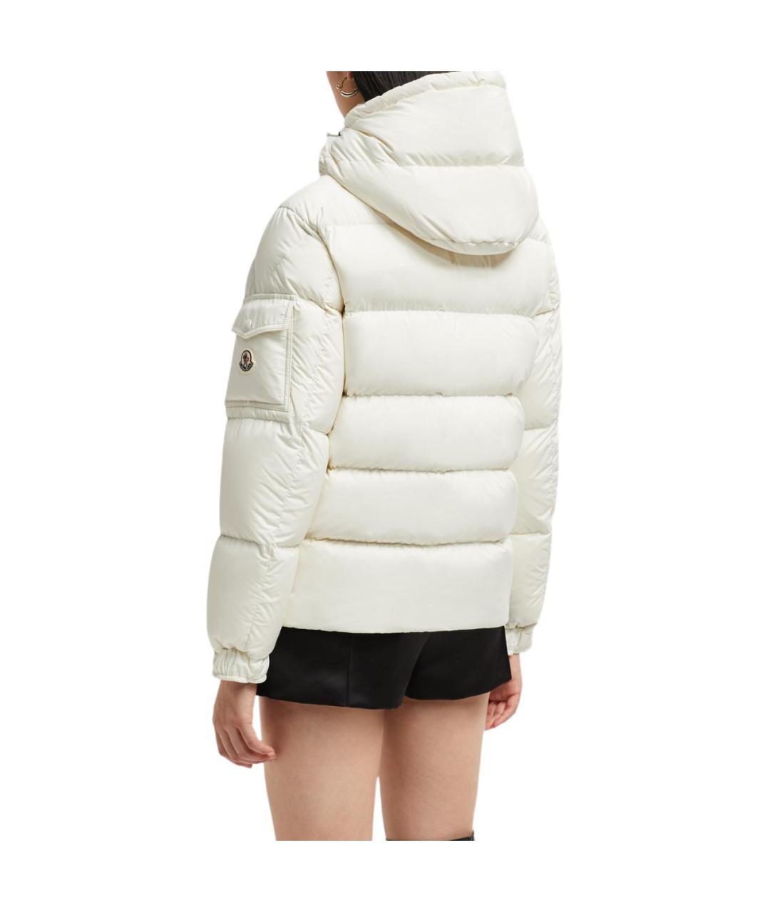 MONCLER Белый пуховик, фото 4