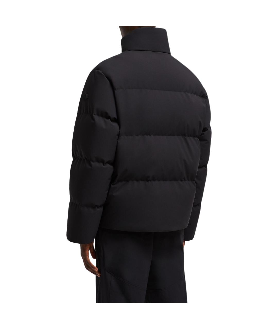 MONCLER Черная полиамидовая куртка, фото 2