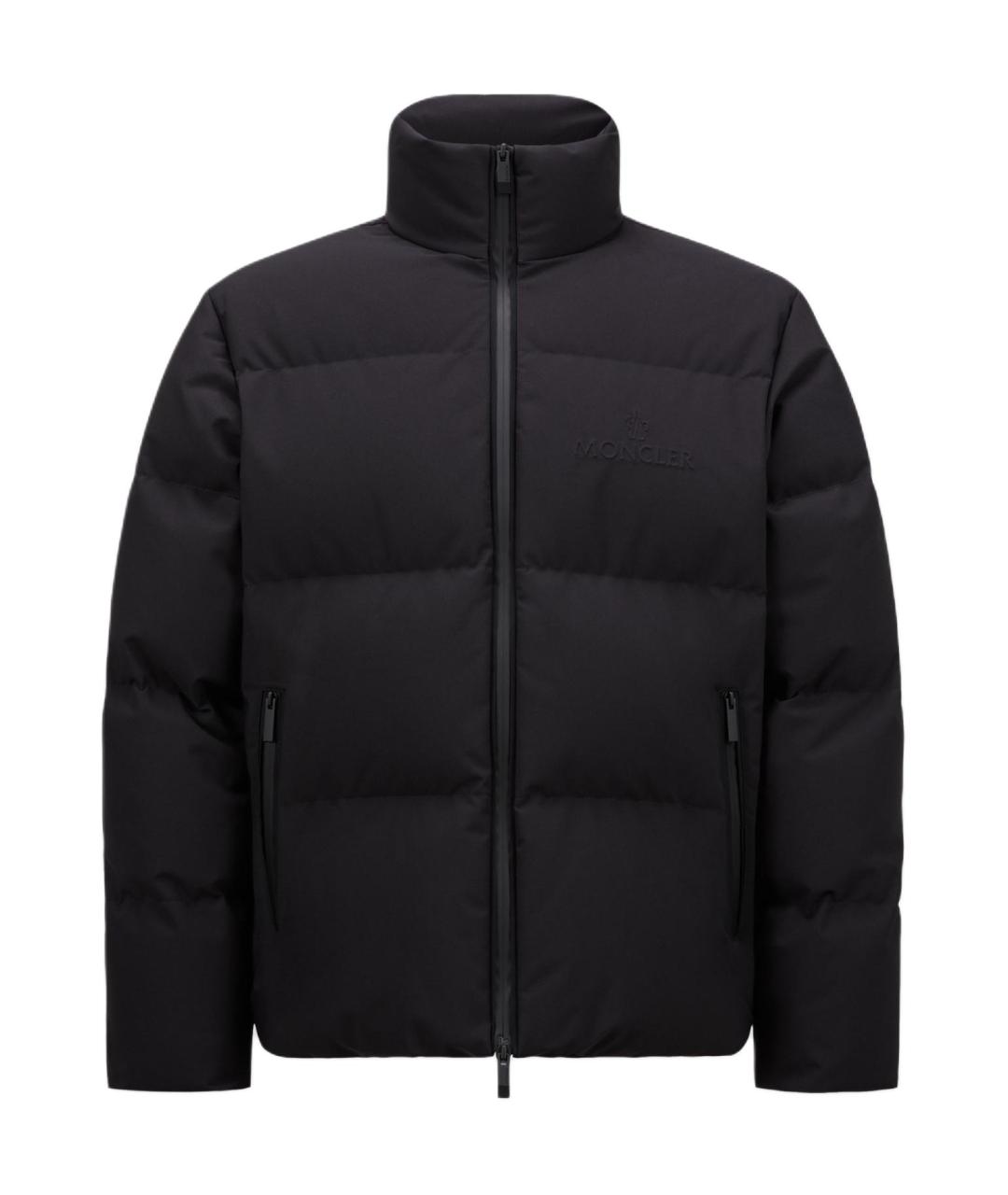 MONCLER Черная полиамидовая куртка, фото 1