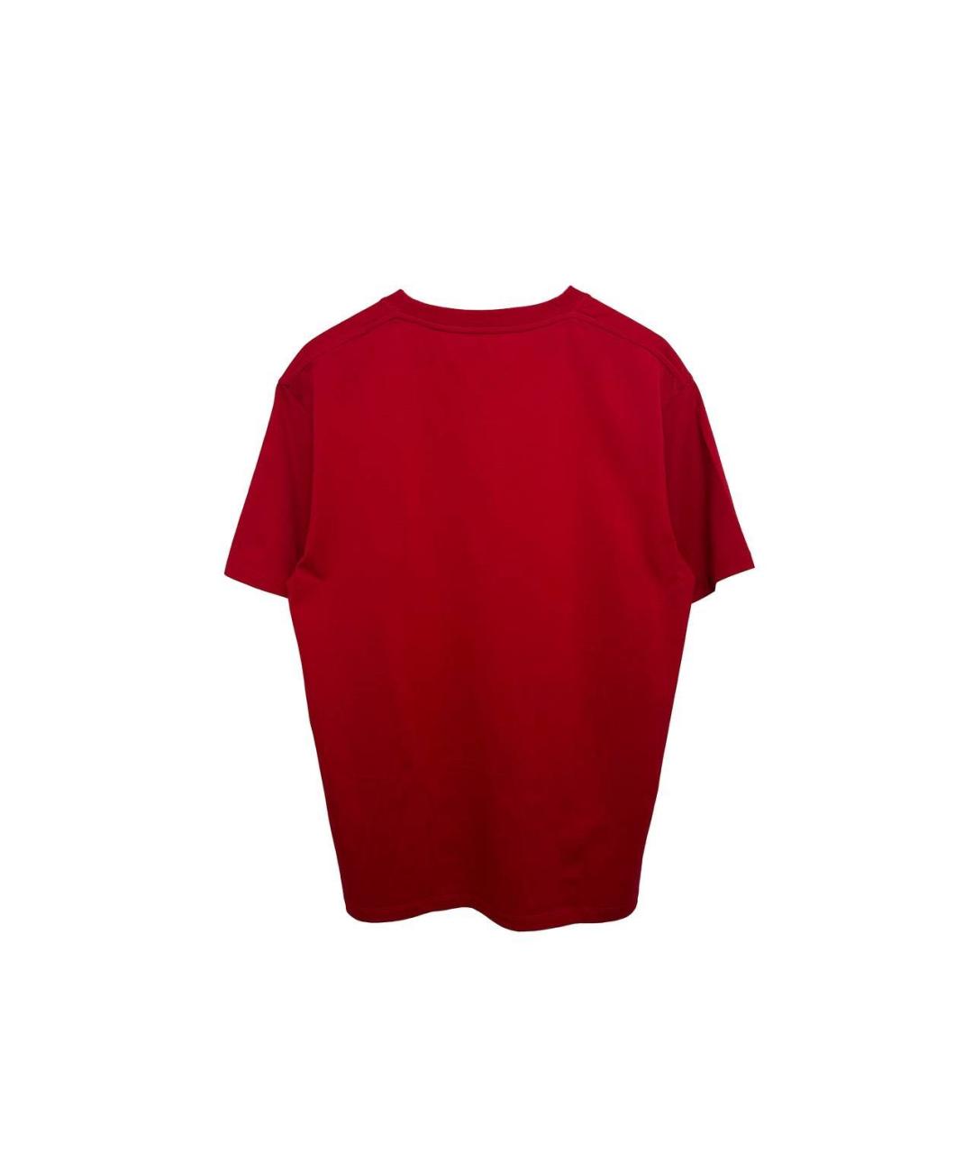 LOEWE Красная хлопковая футболка, фото 3