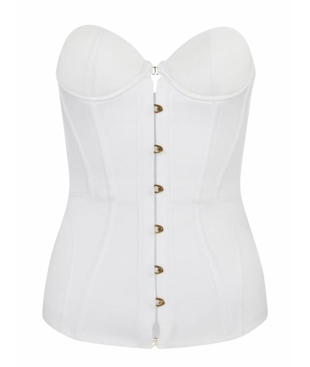 AGENT PROVOCATEUR Белый атласный корсет, фото 1