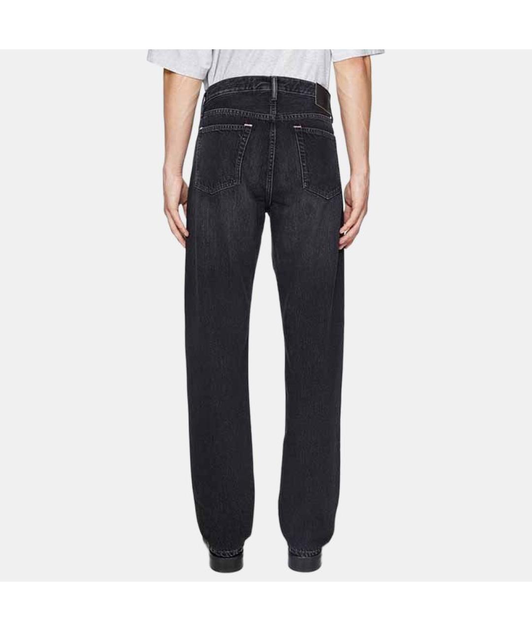 ACNE STUDIOS Черные хлопковые прямые джинсы, фото 2