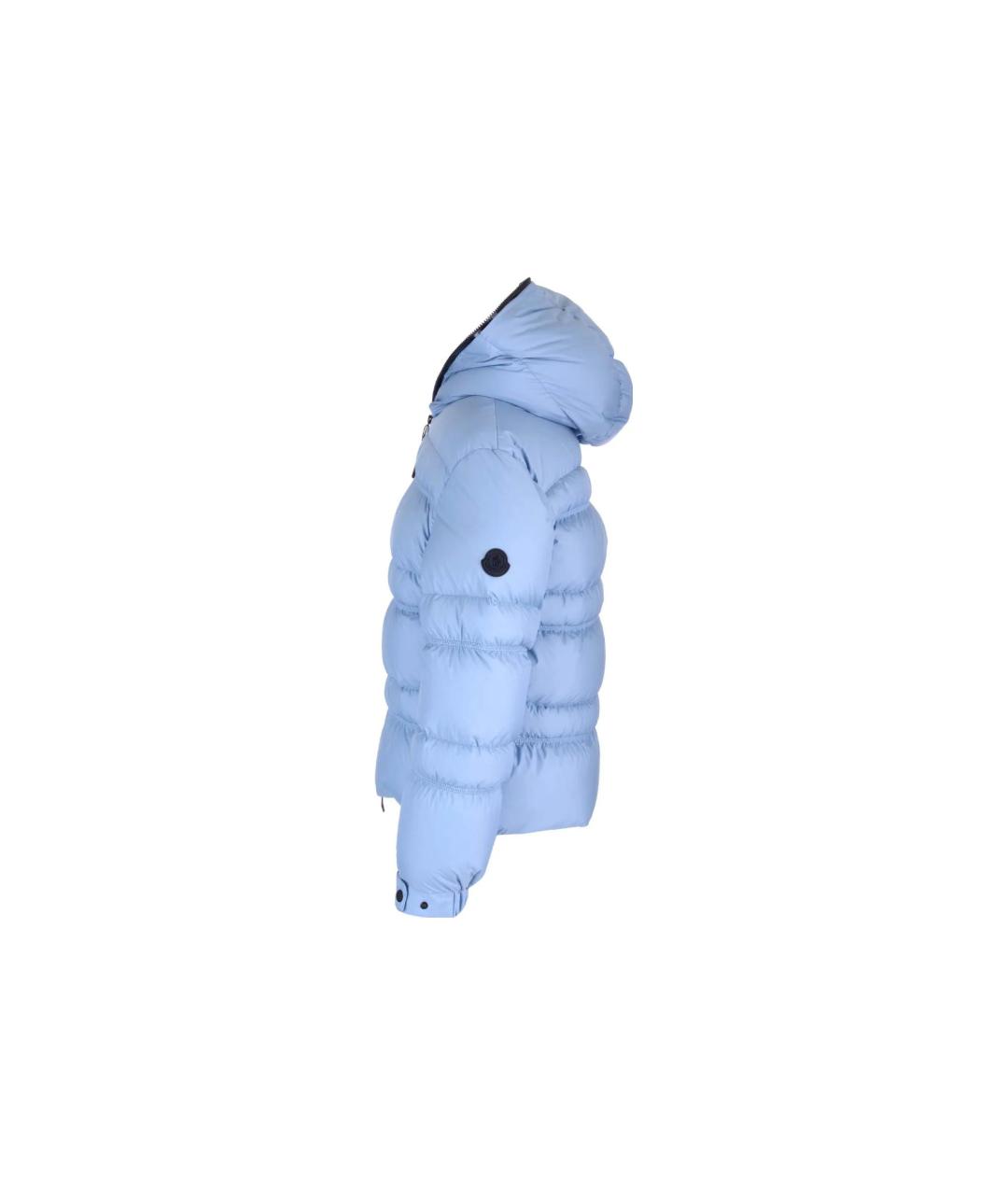 MONCLER Синий пуховик, фото 3